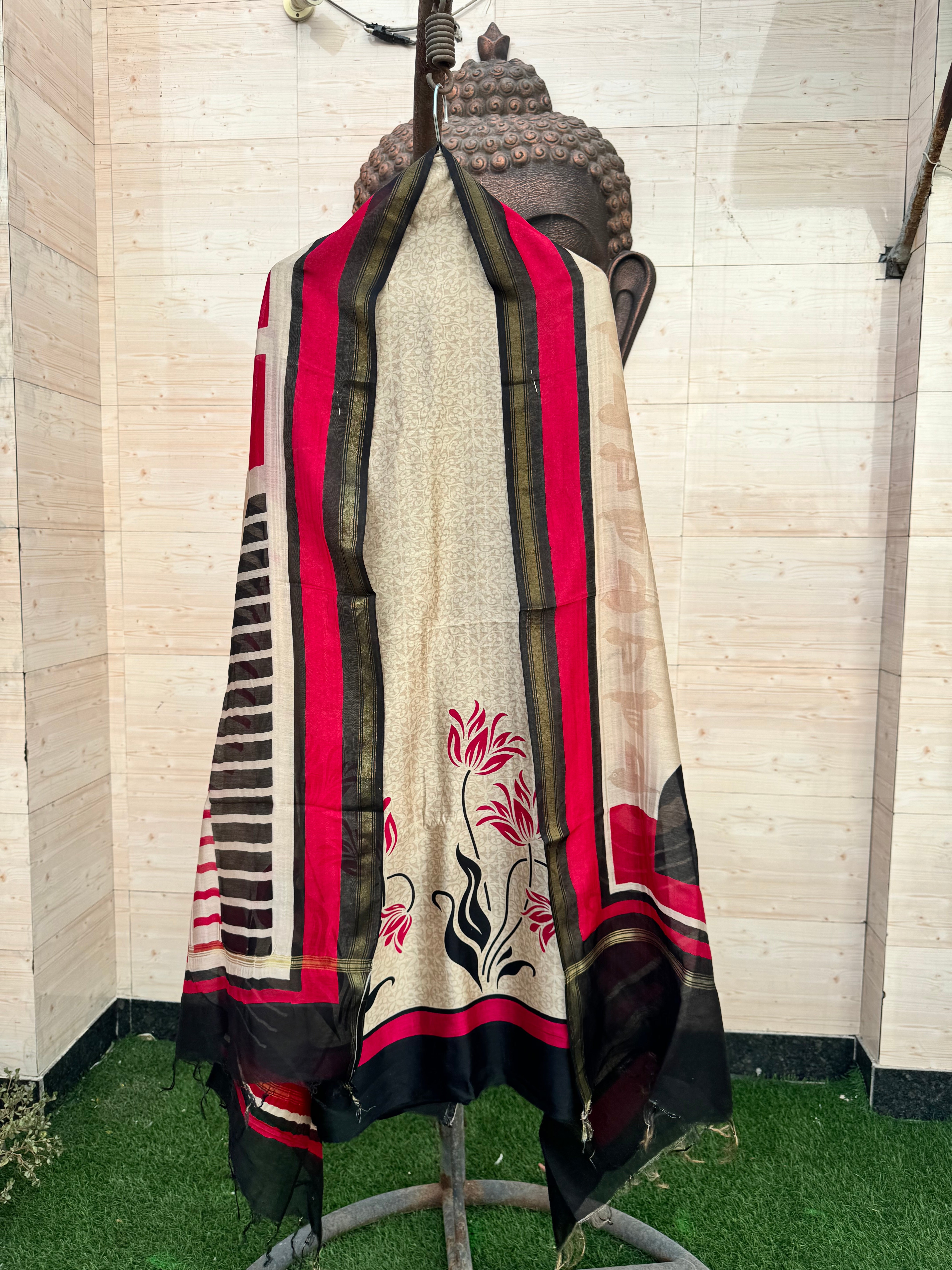 Mahira pure Maheshwari suit set
