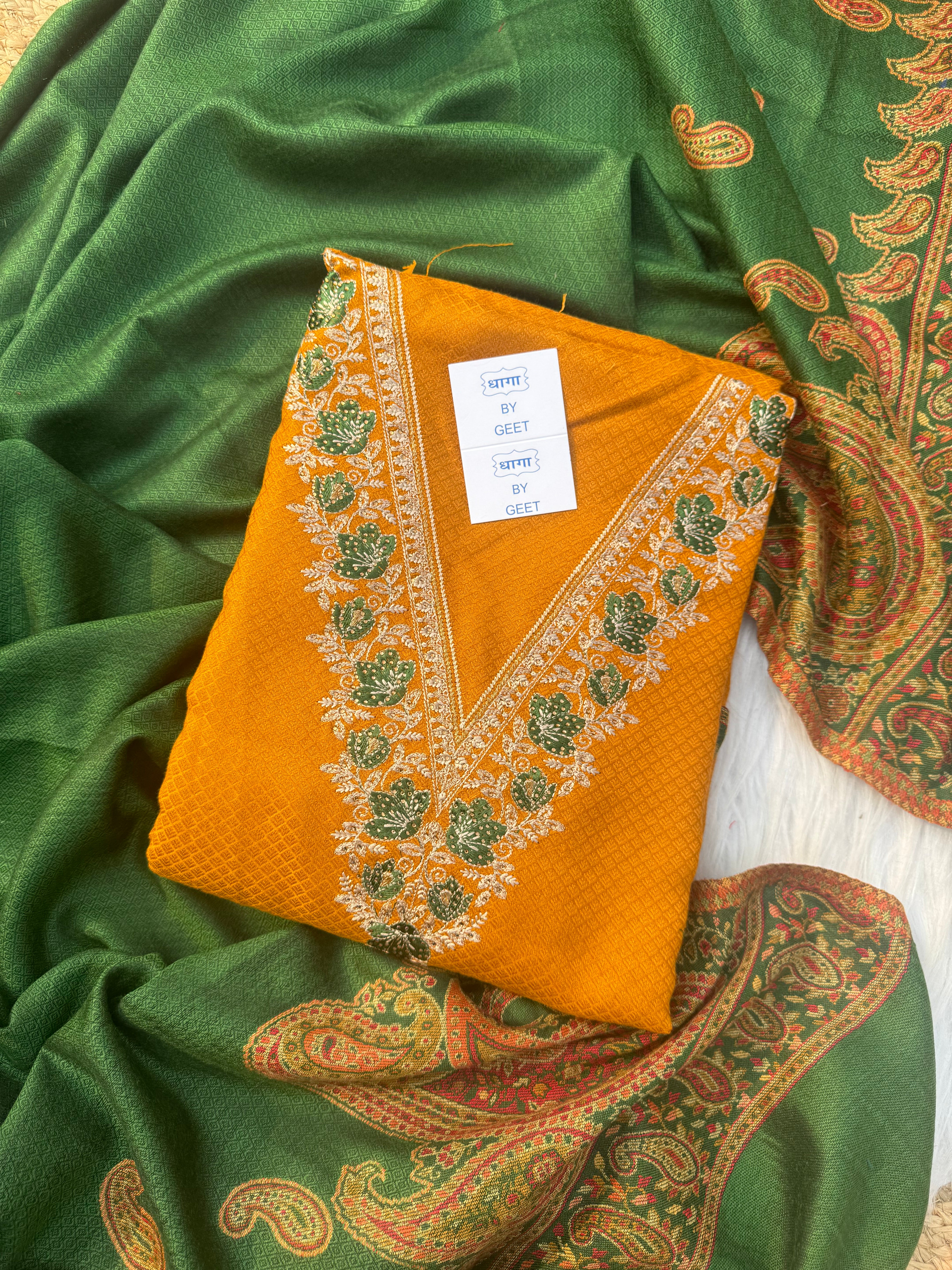 Reet pashmina suit sets