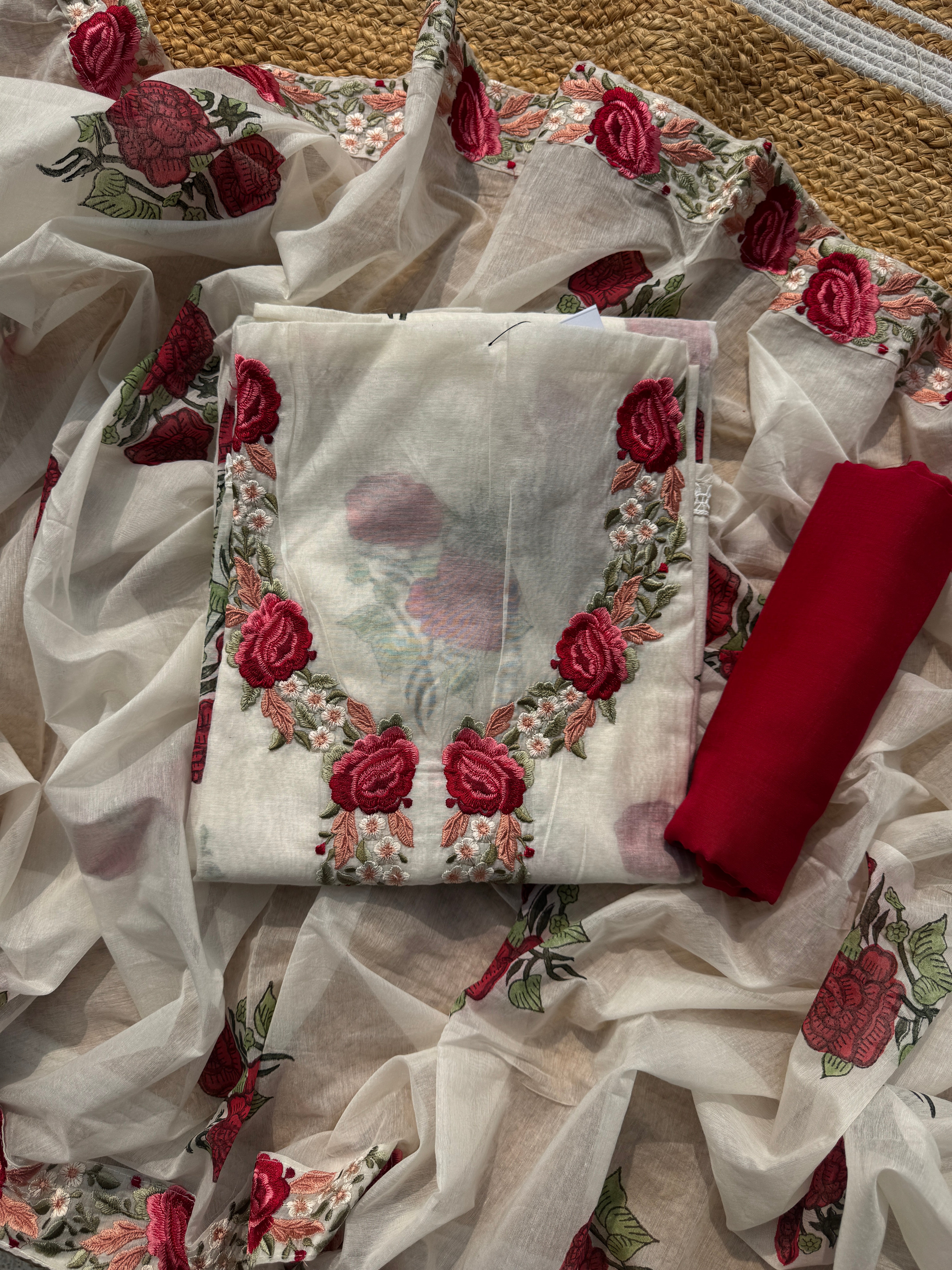 Rose mul suit set