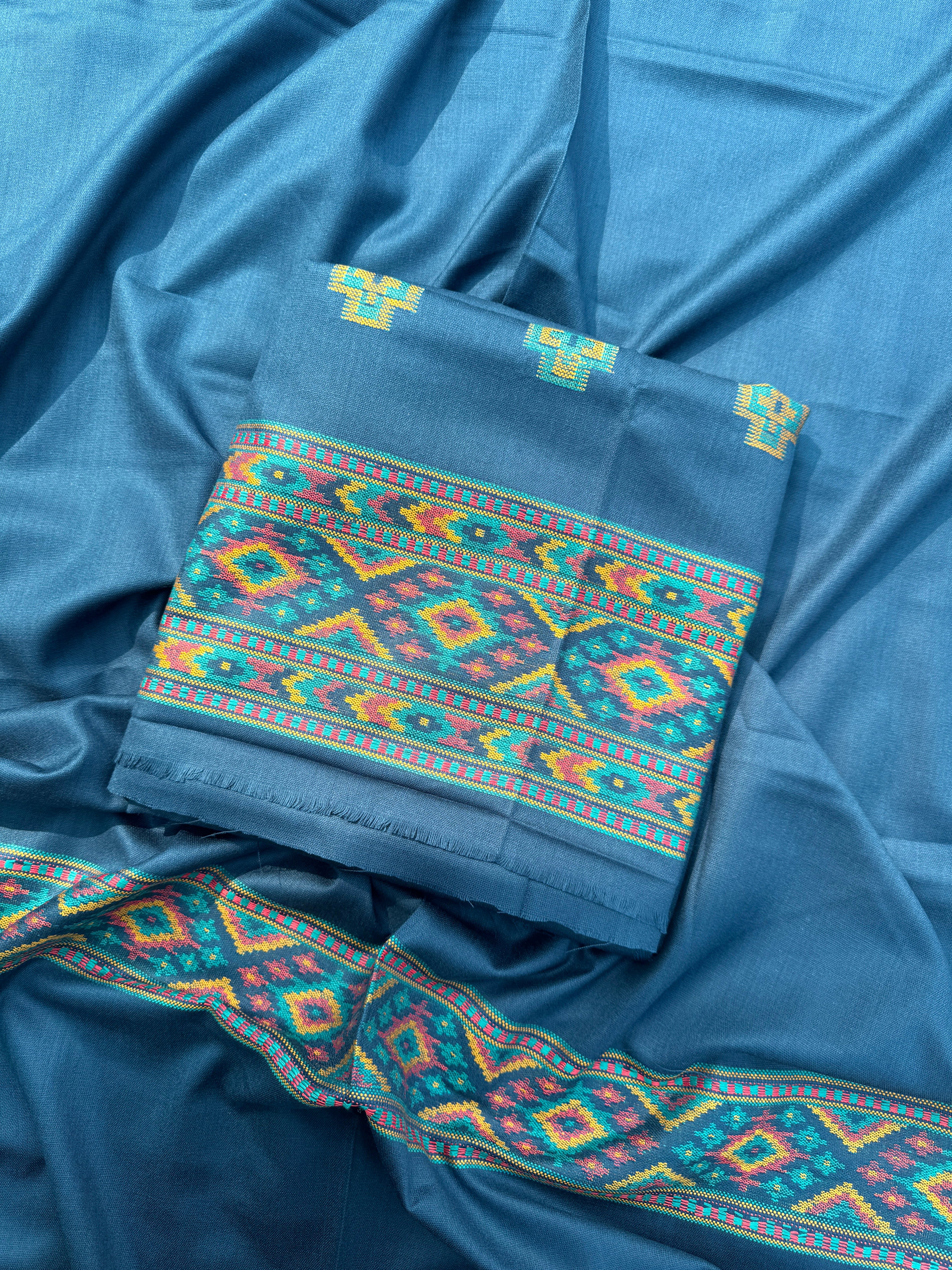 Kullu karigari pashmina suit set