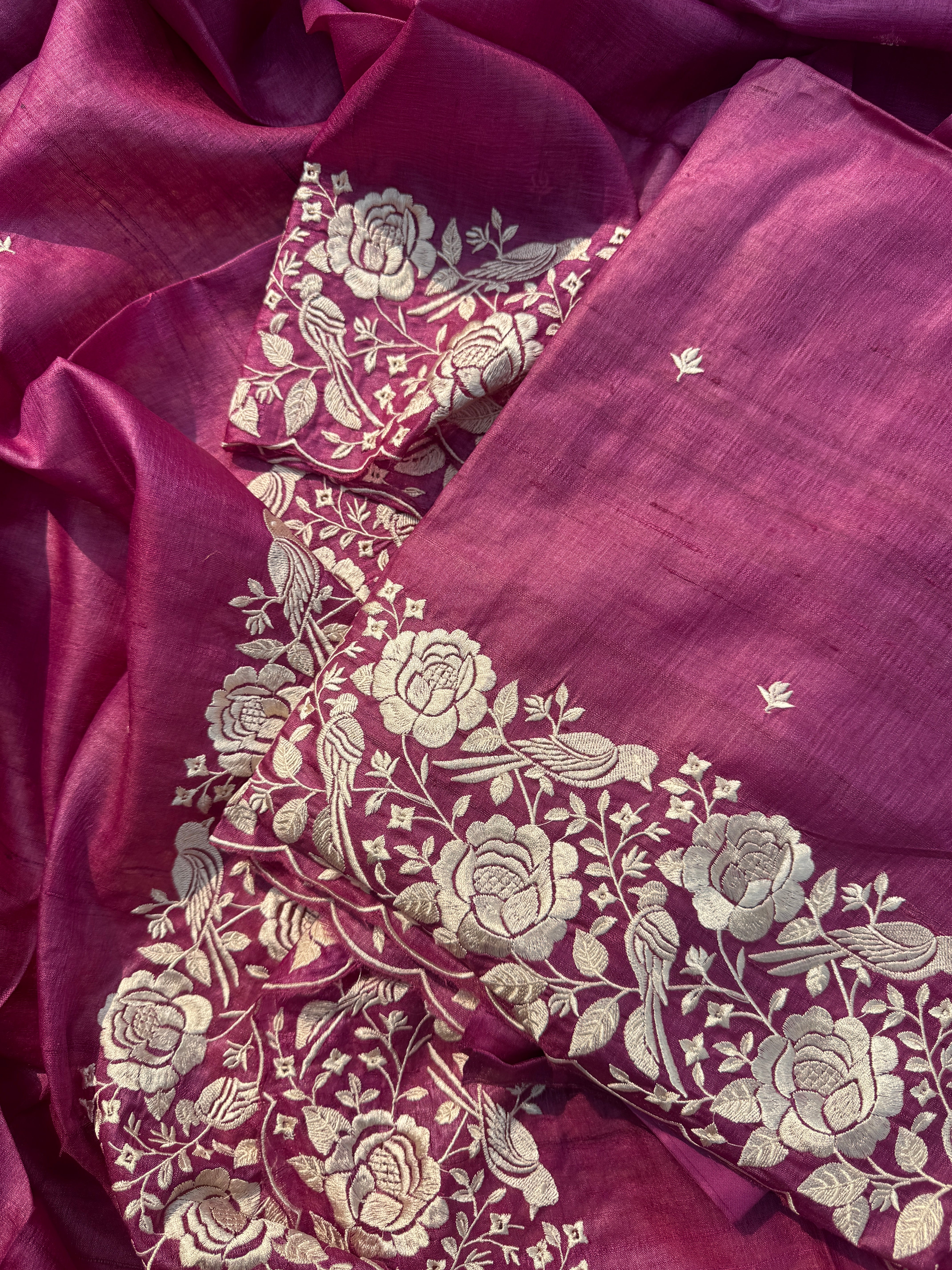 Jenika pure Tussar suit set