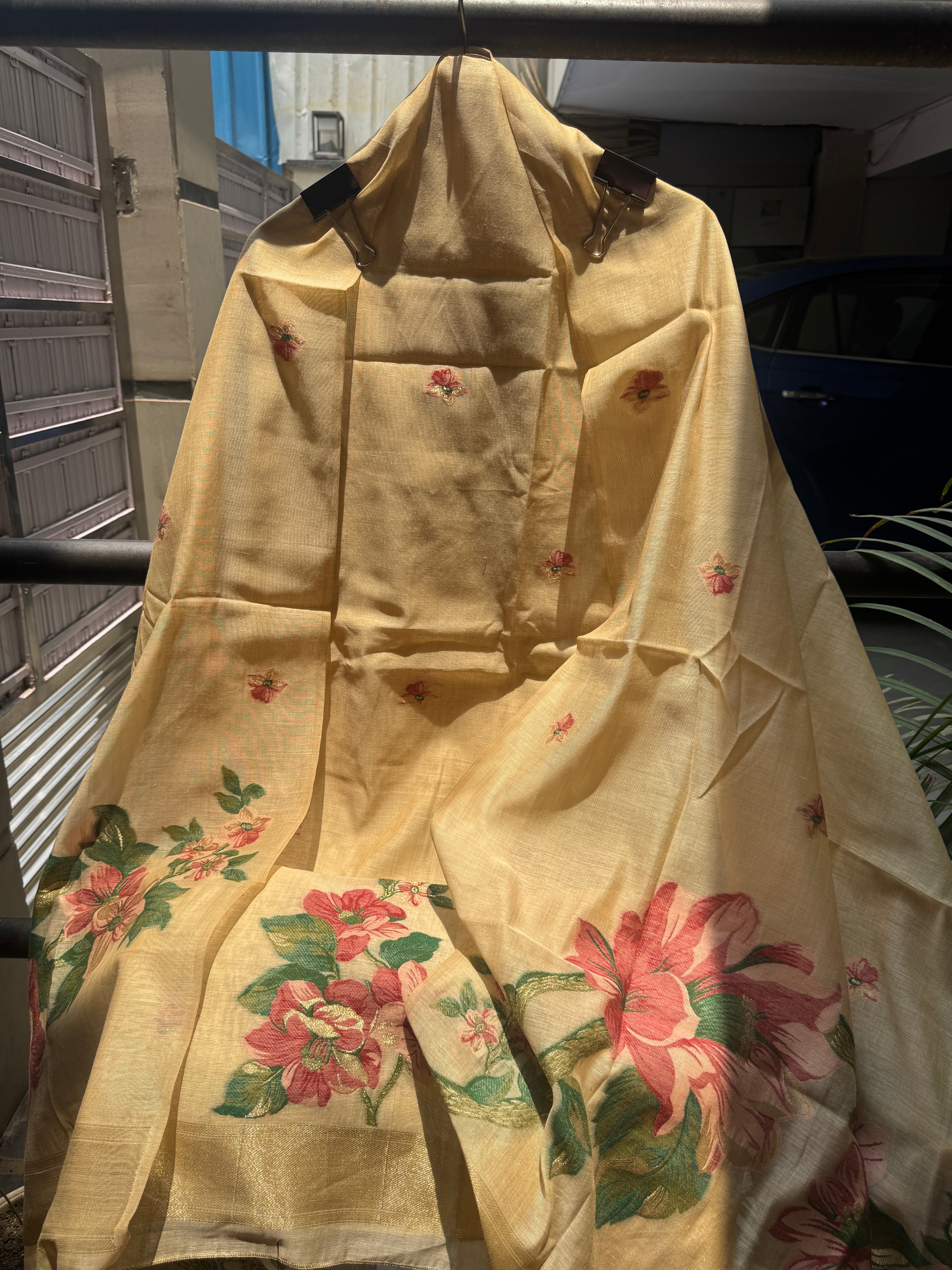 Petal poetry jamdani suit set