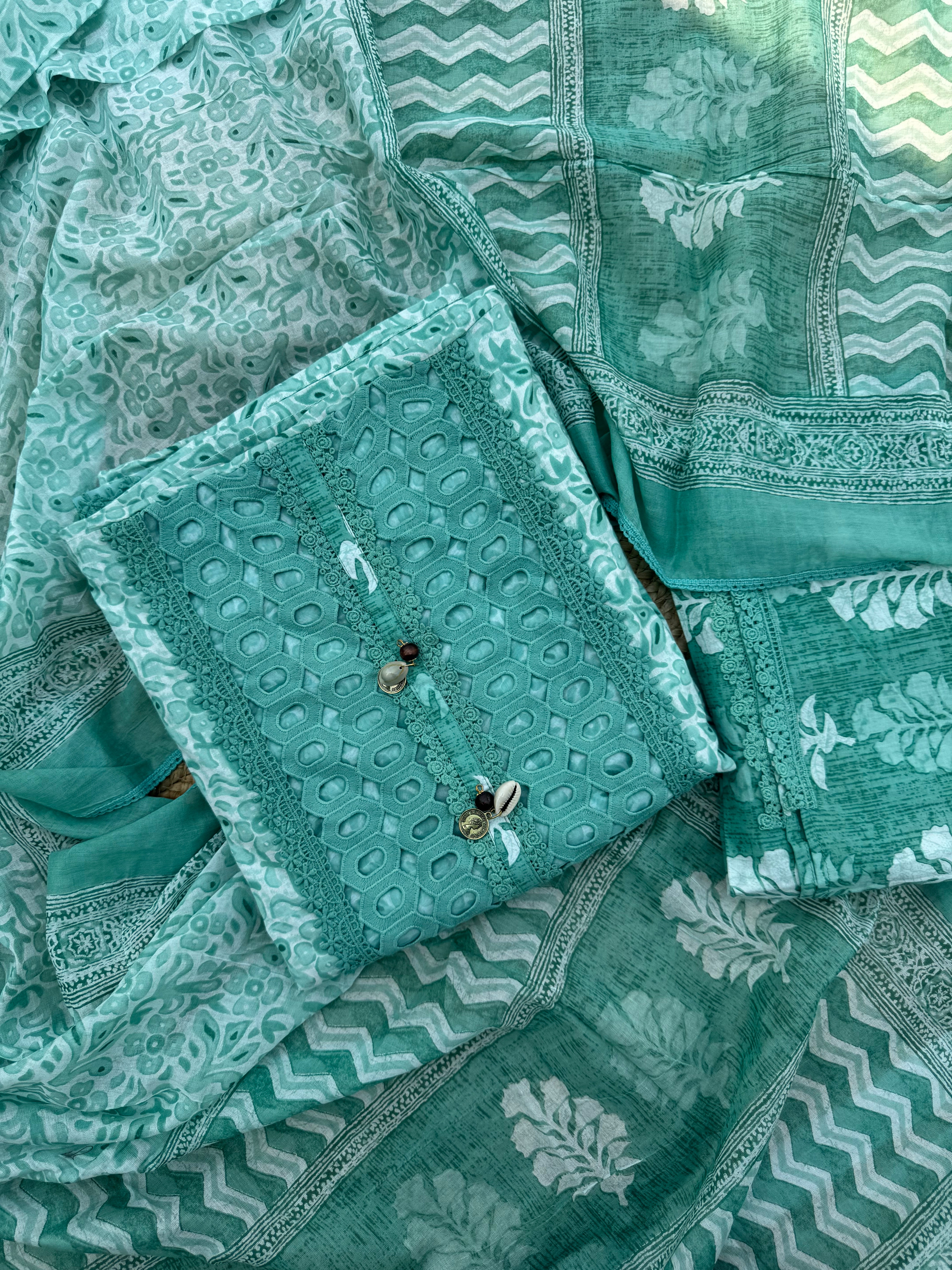 Aria Mulmul cotton suit set