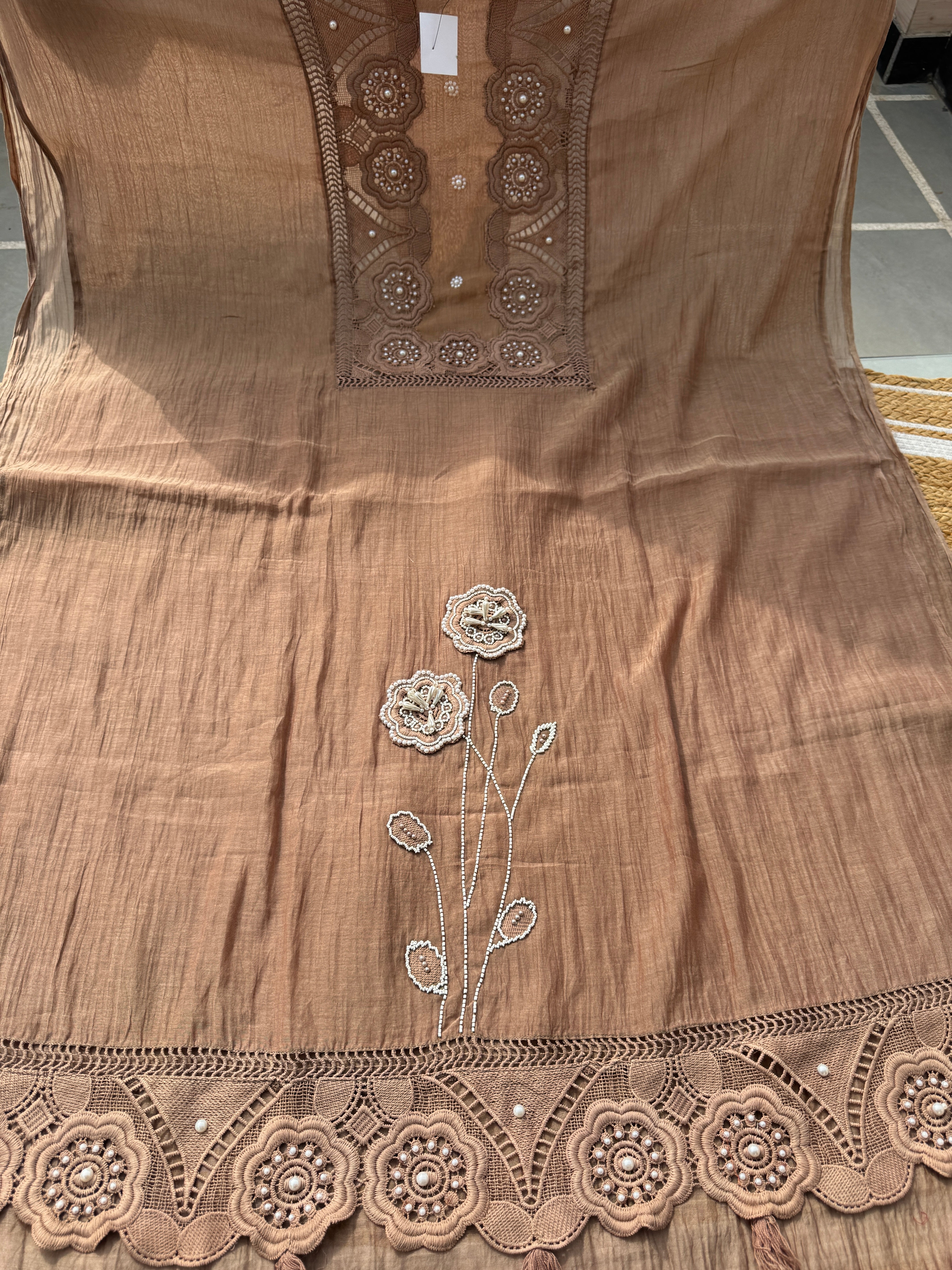 Suneheri pure mul suit set