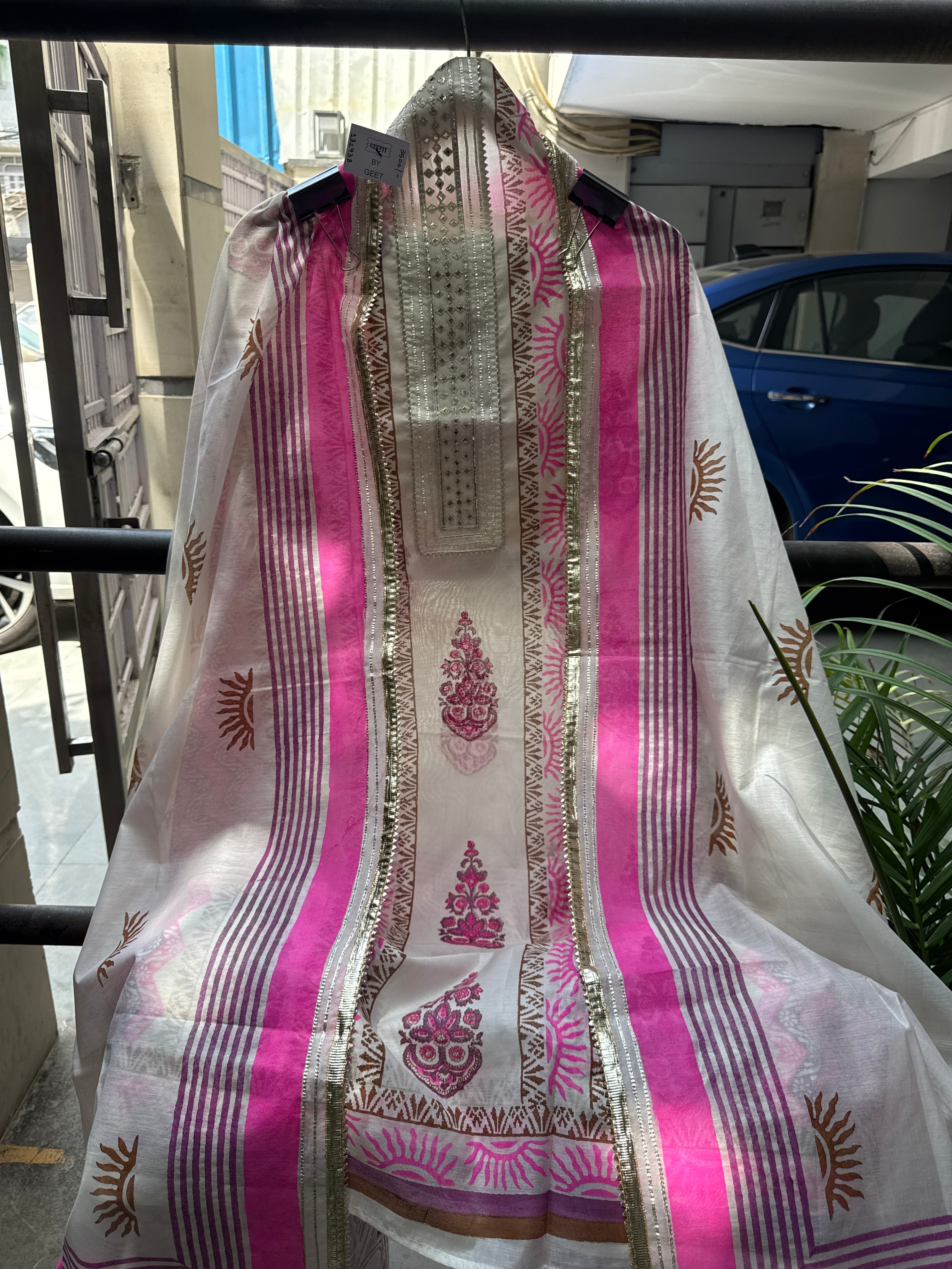 Gulnaar mul suit set