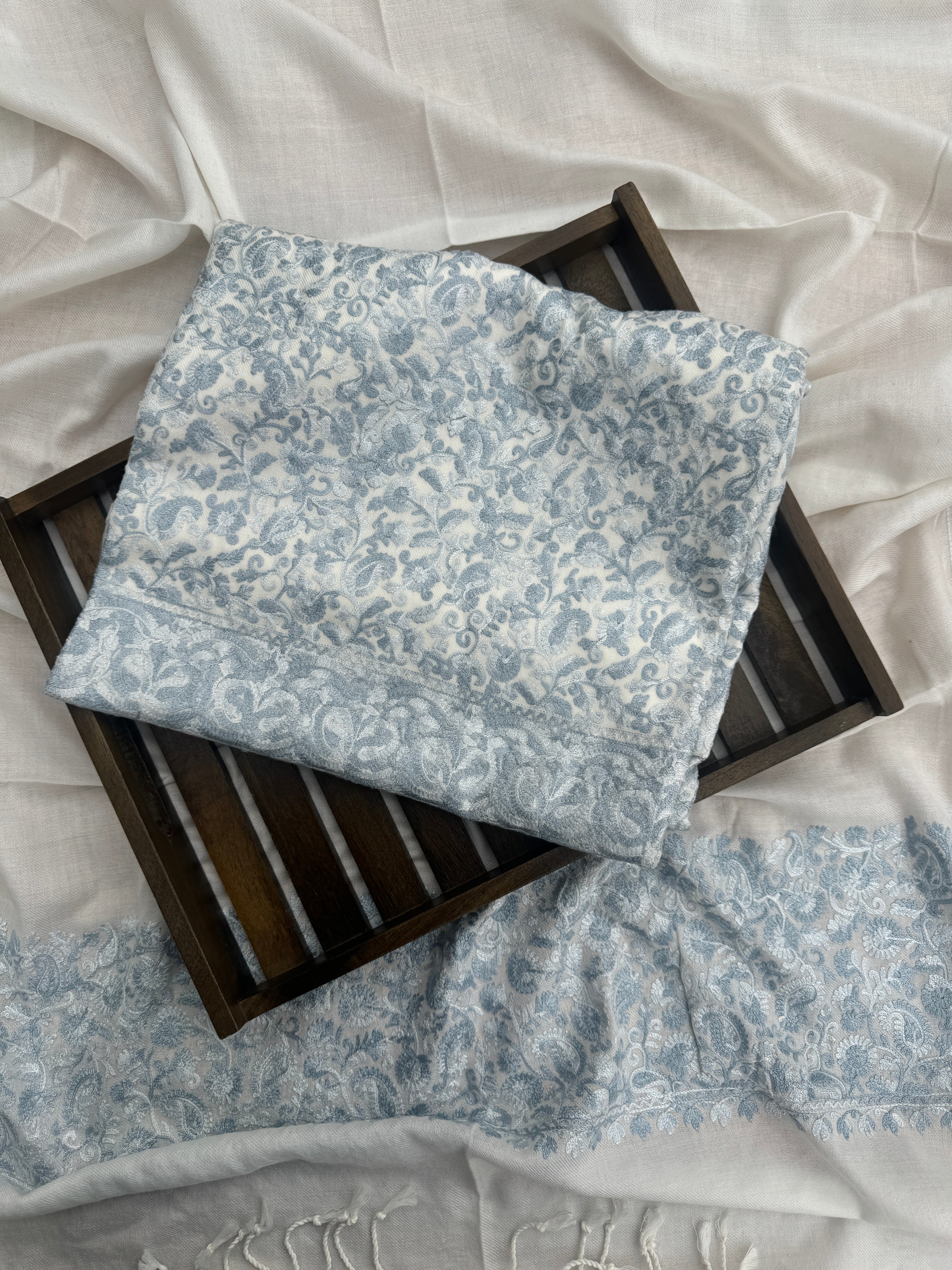 Zaffran pure pashmina suit set