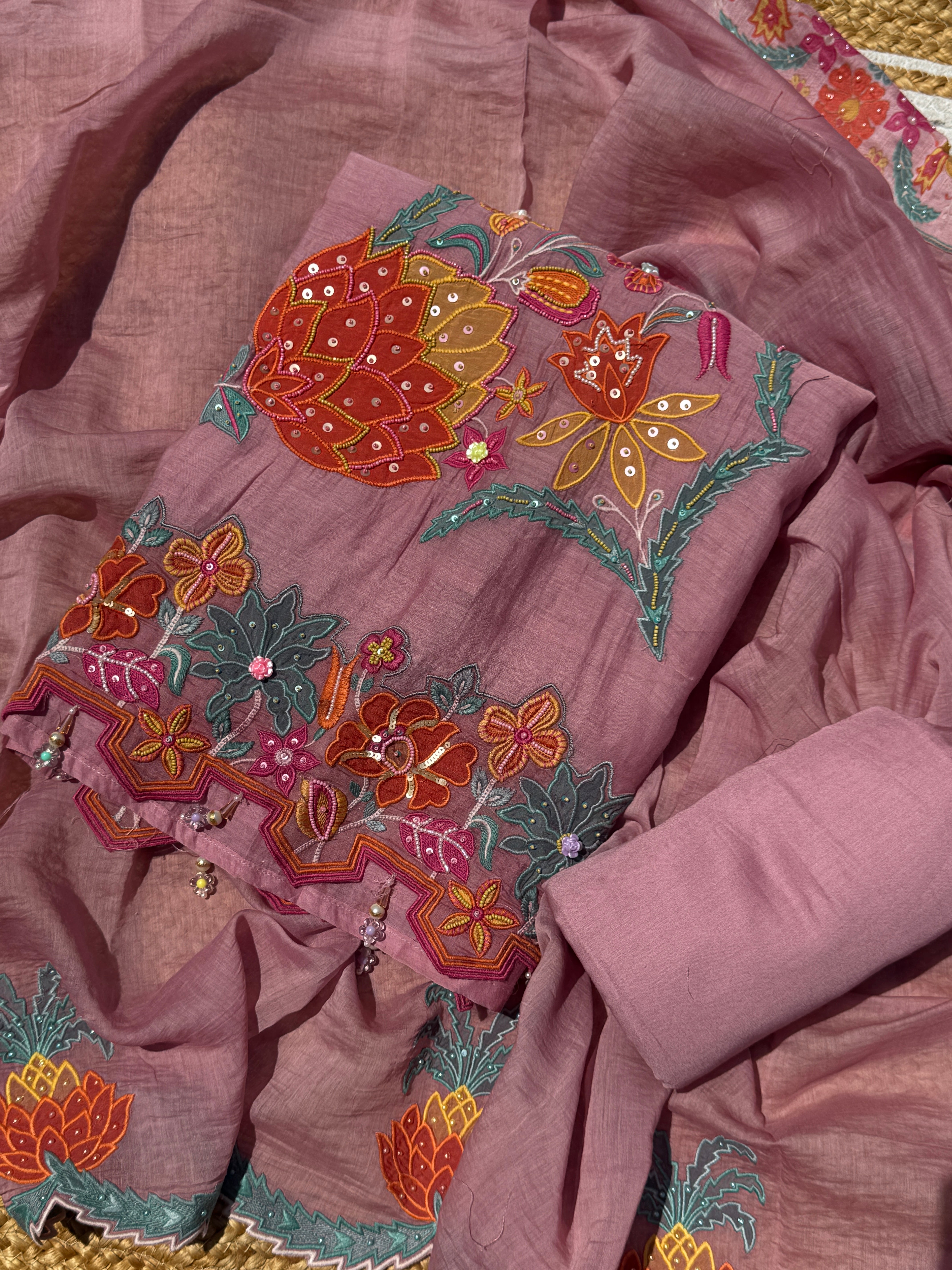 Rose pure mul suit set
