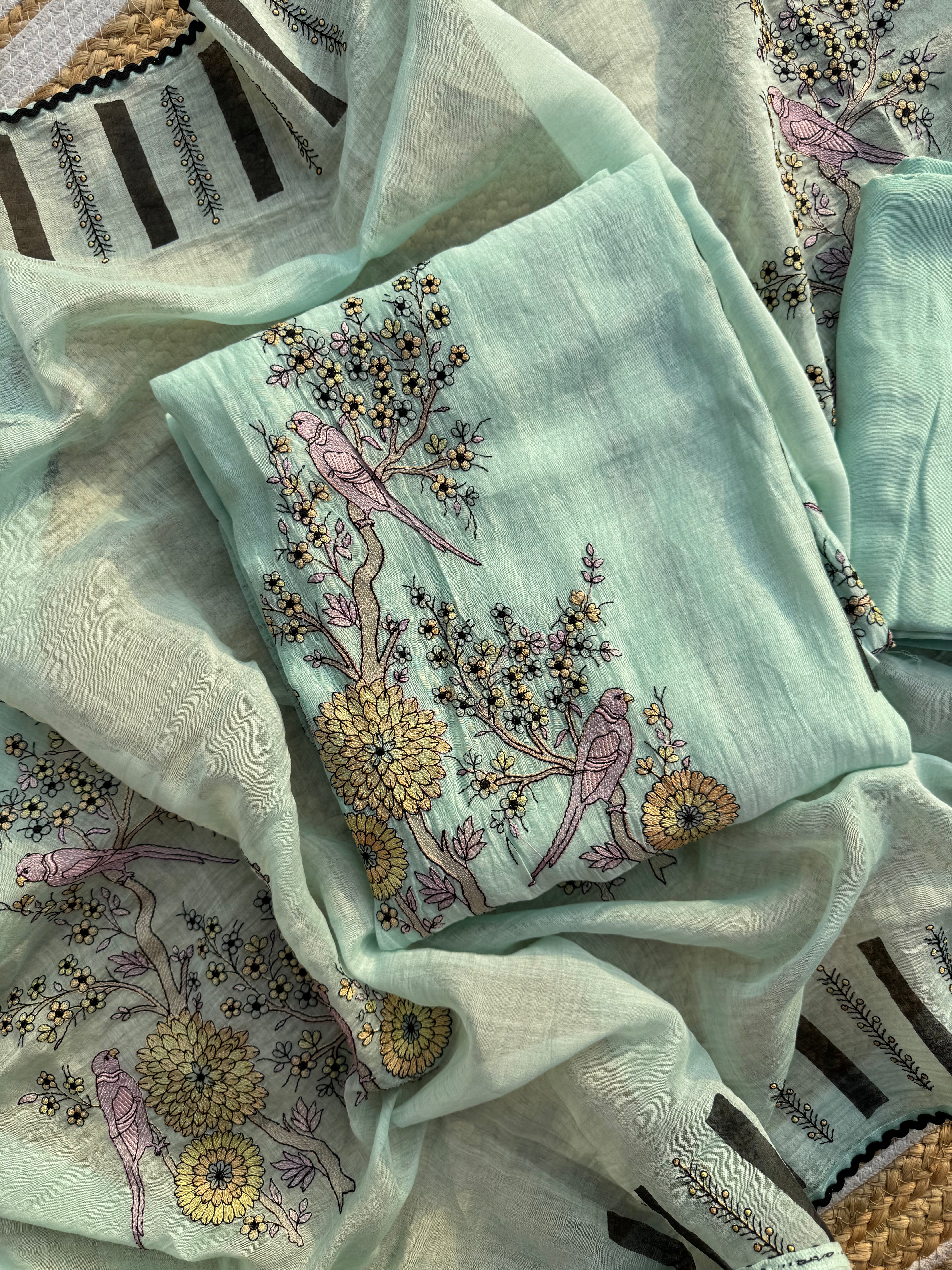 Gul pure mulmul suit set