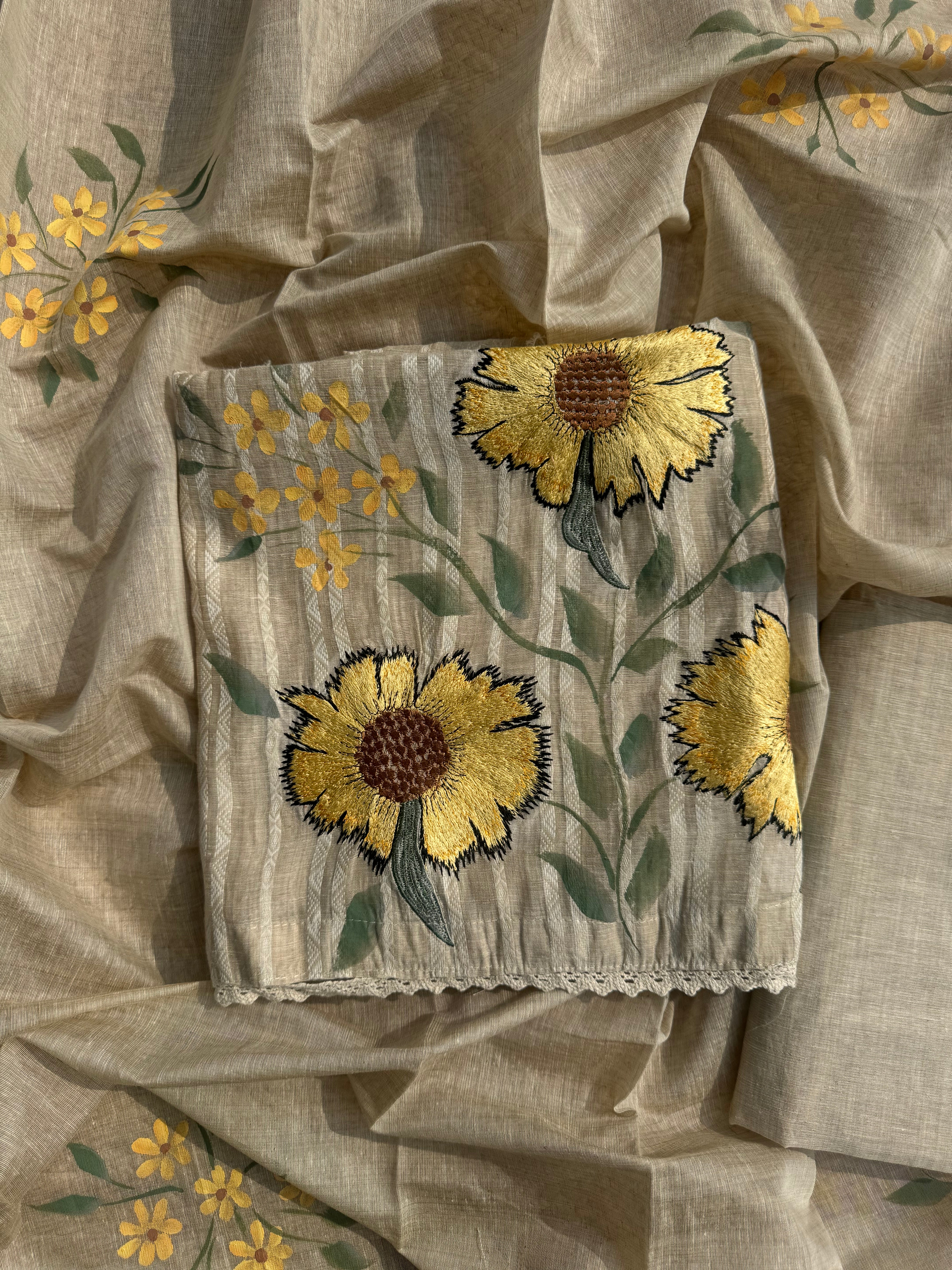 Sunshine Jamdani suit set