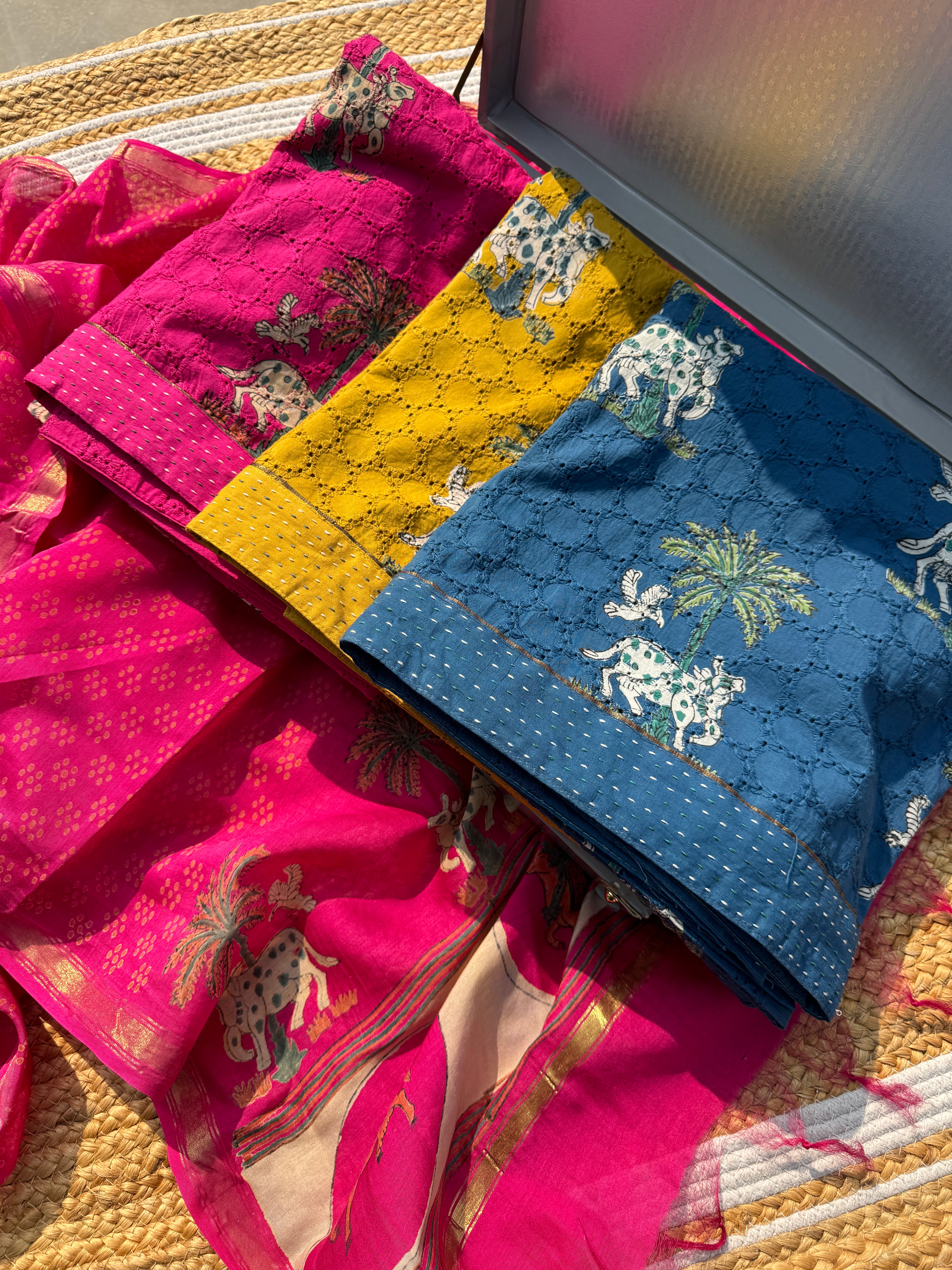 Gokul kala cotton suit set