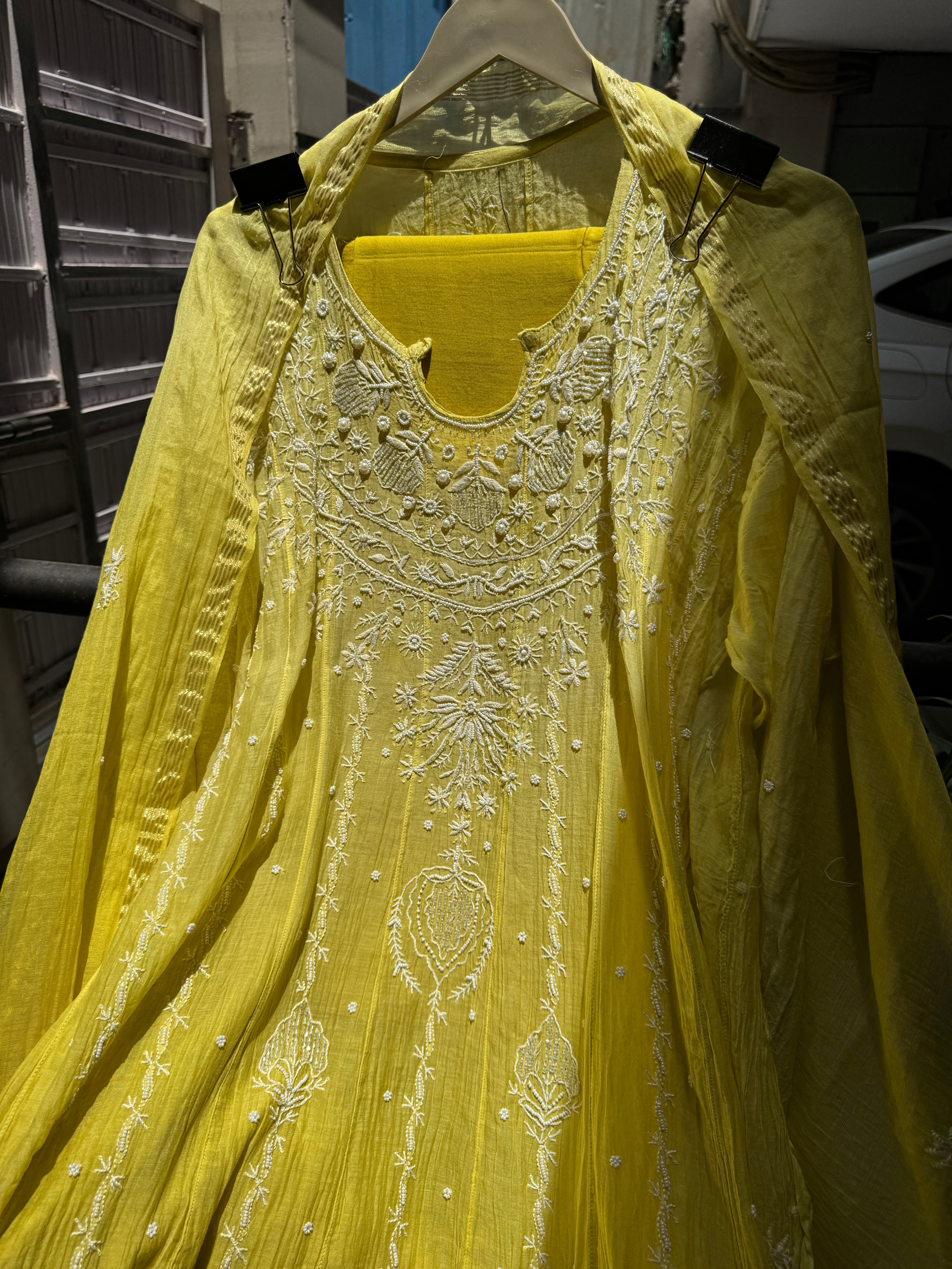 Noor pure mulmul Lucknowi Anarkali