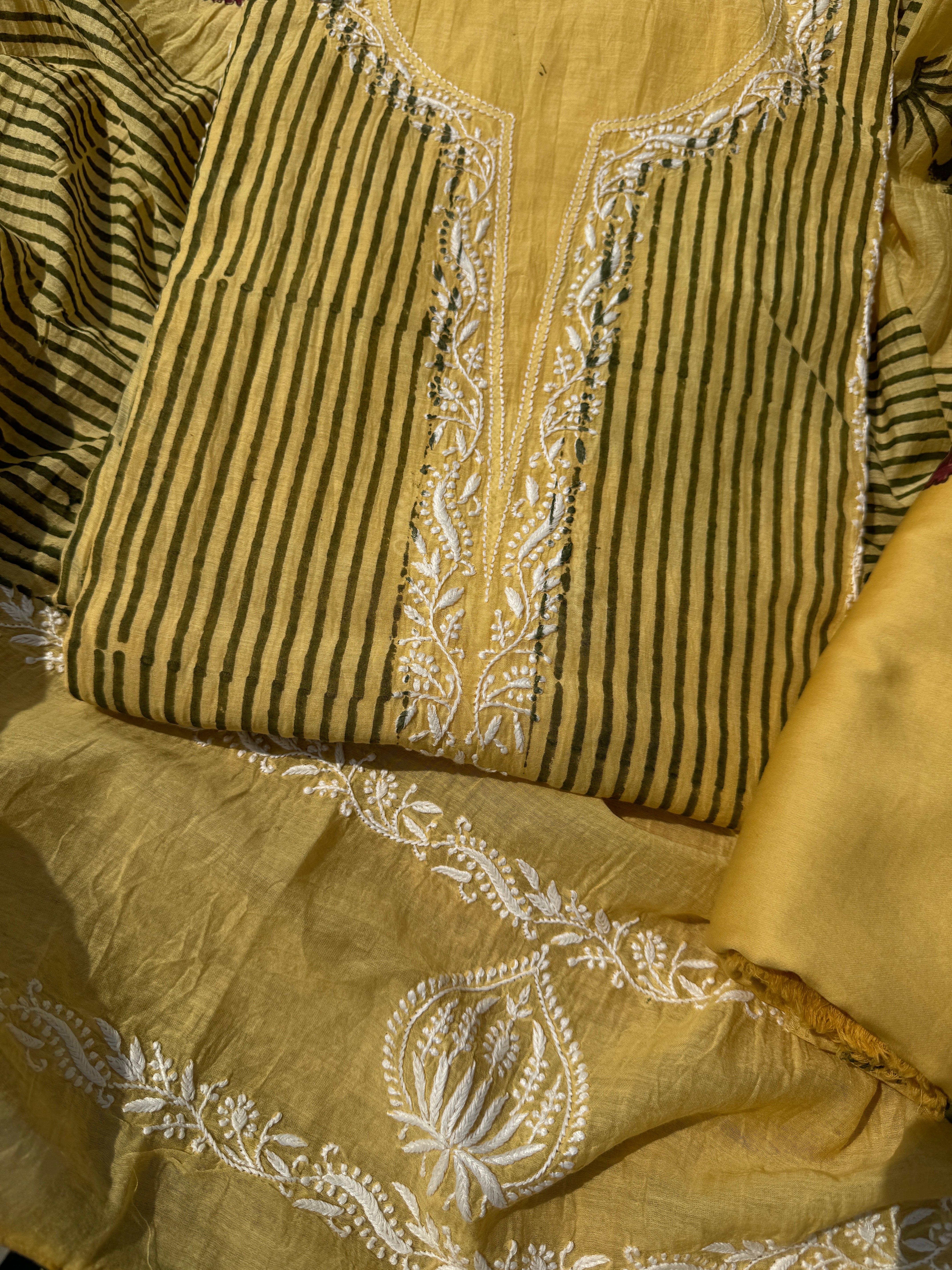 Pankhudi mul cotton suit set