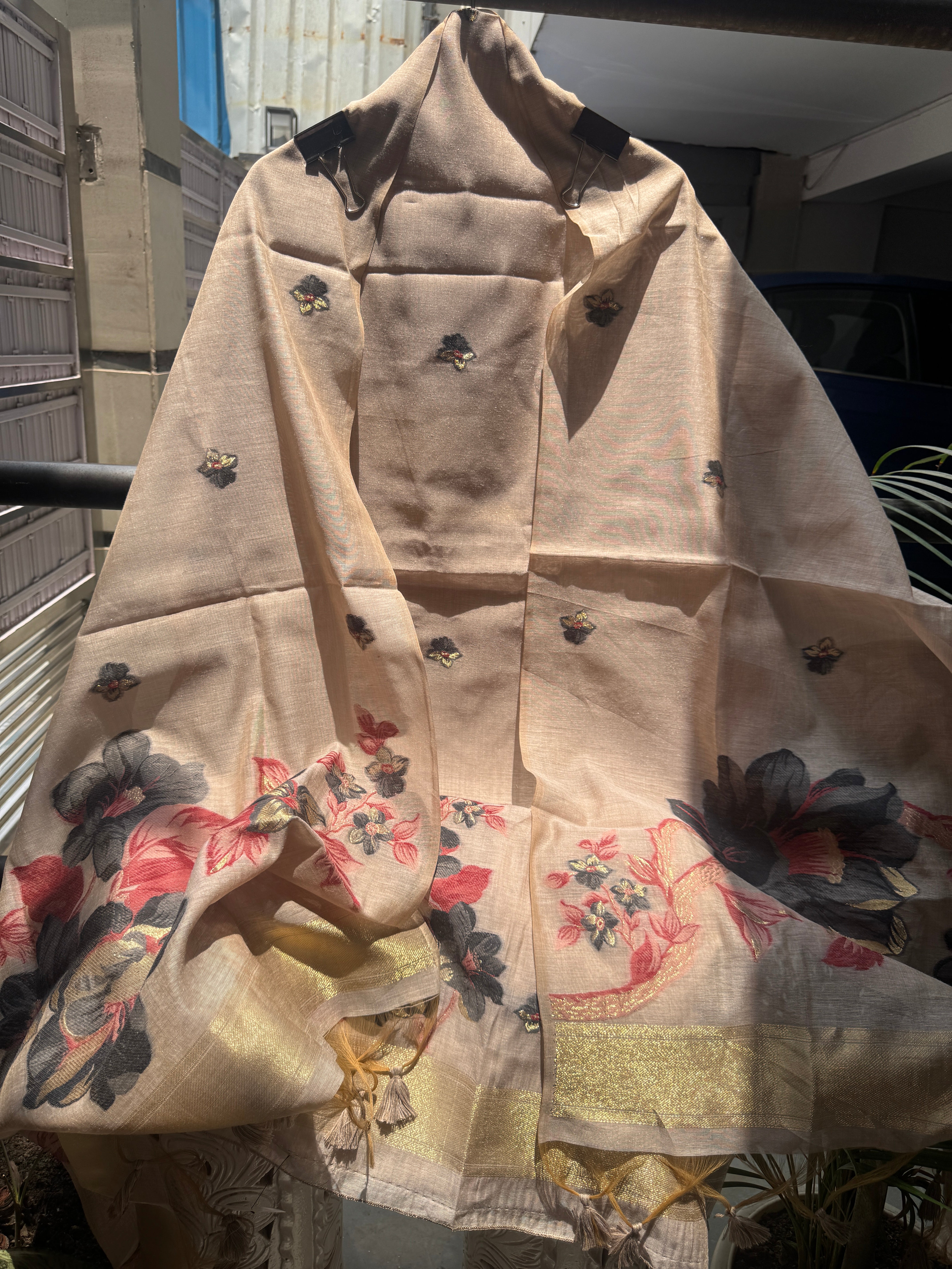 Petal poetry jamdani suit set