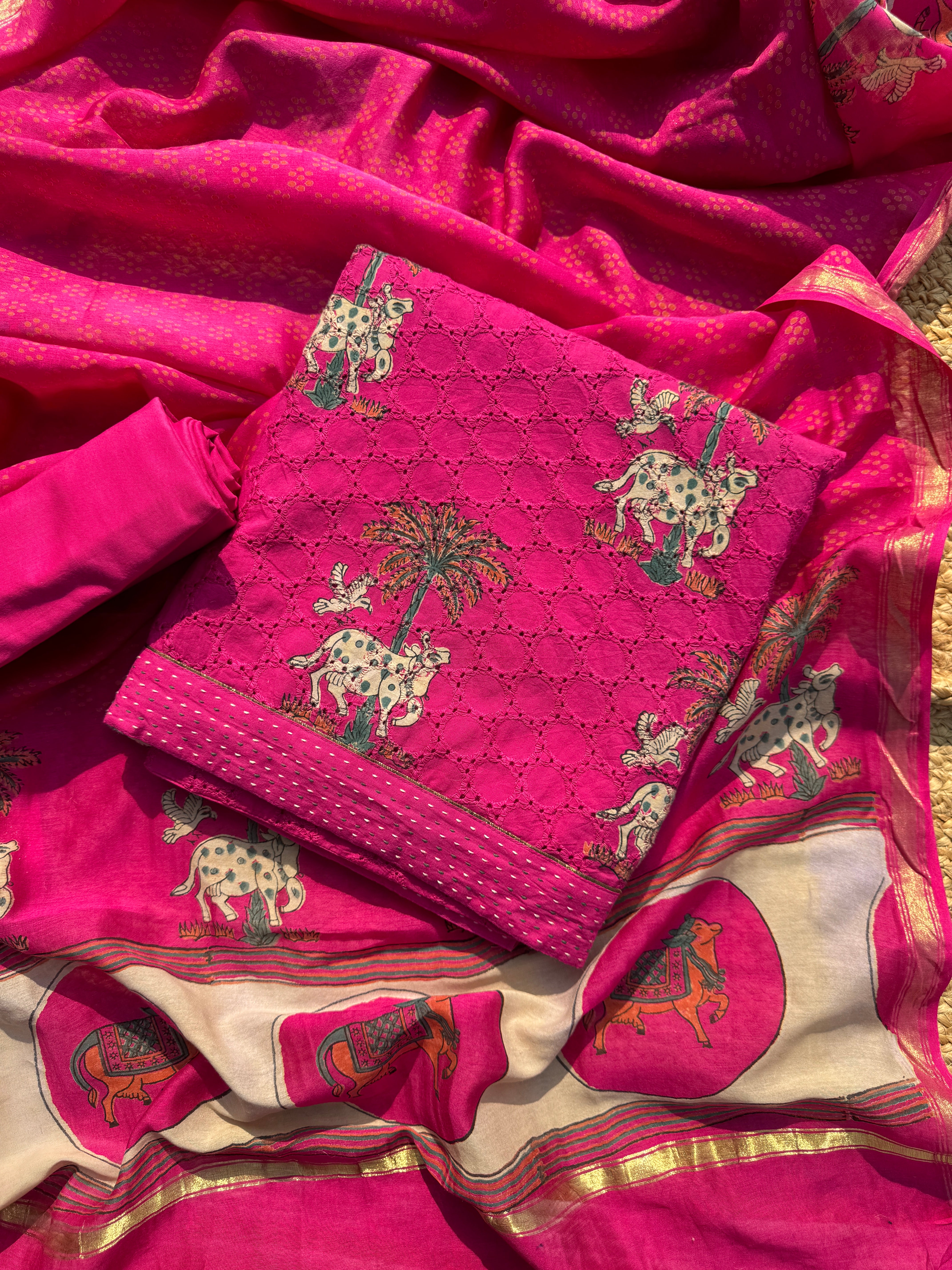 Gokul kala cotton suit set