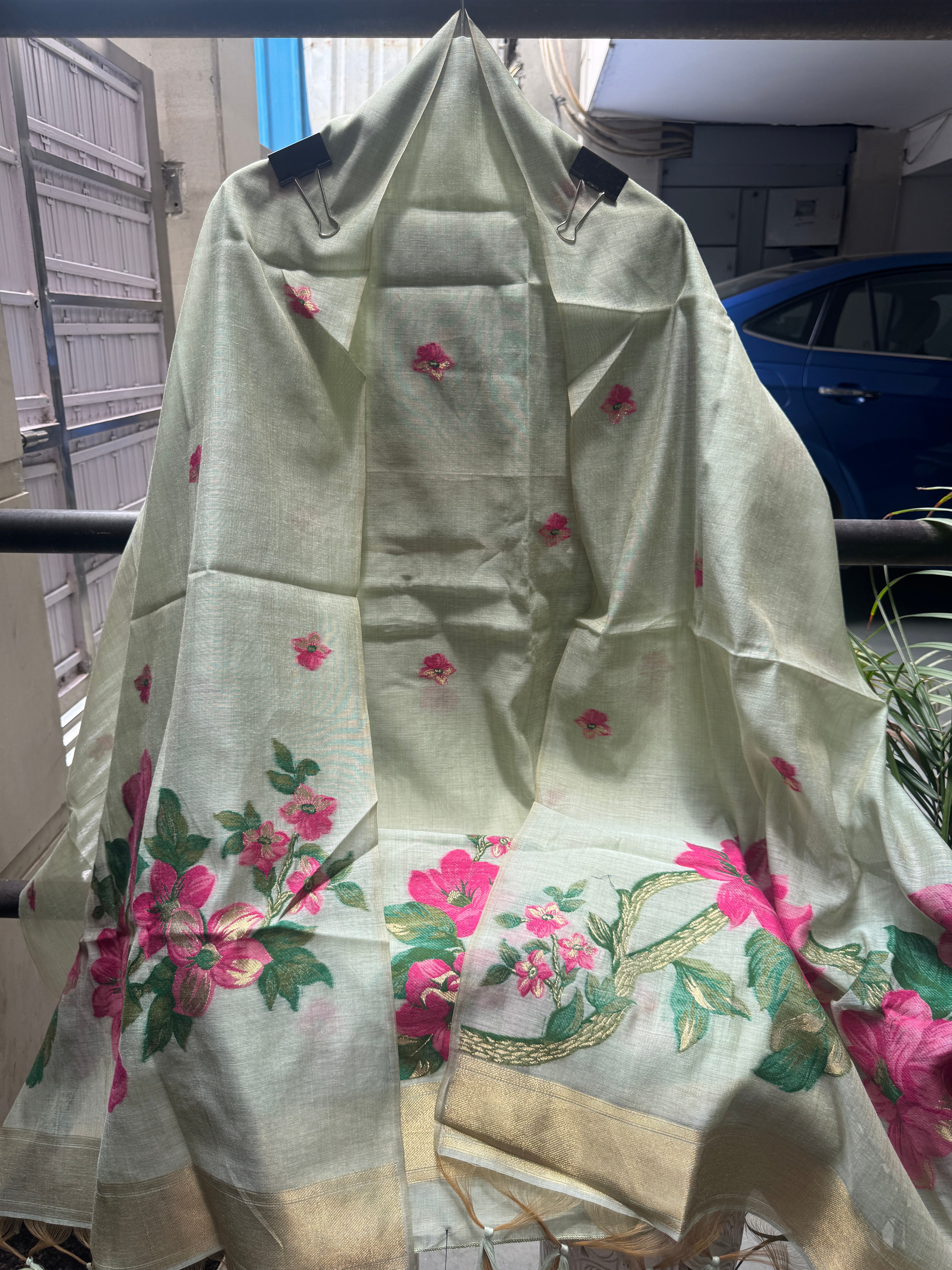 Petal poetry jamdani suit set