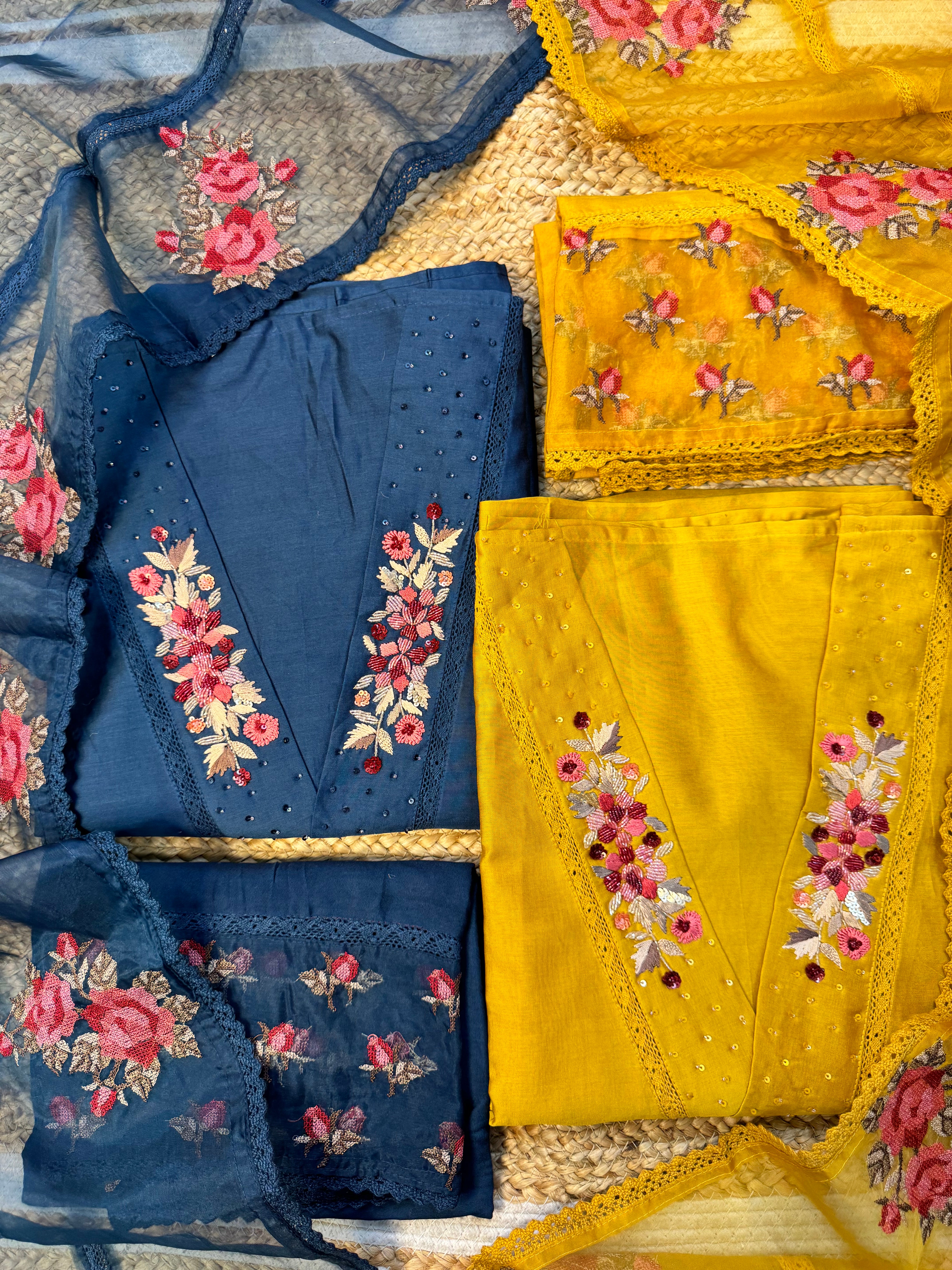 Cham Maheshwari suit set