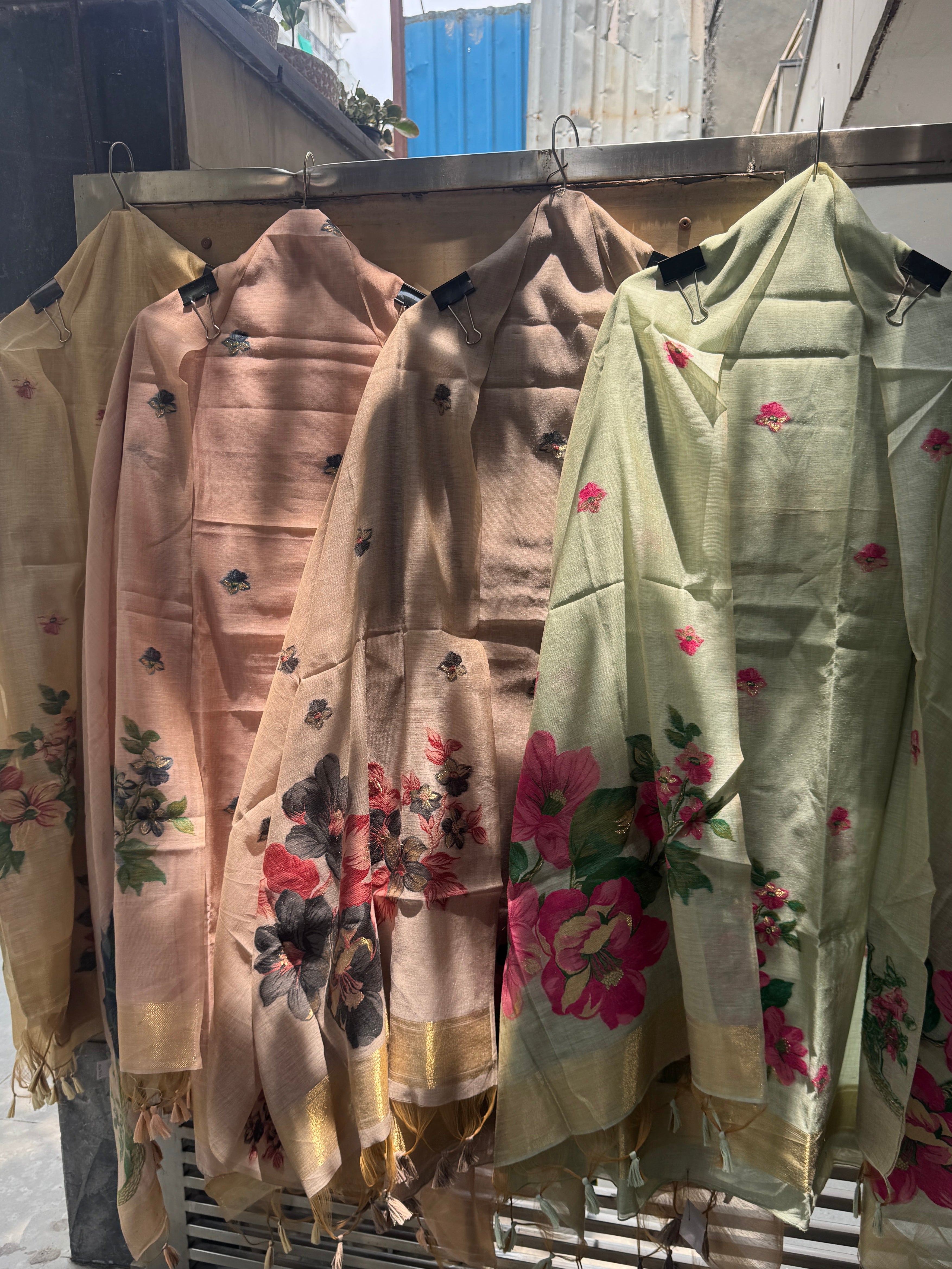Petal poetry jamdani suit set