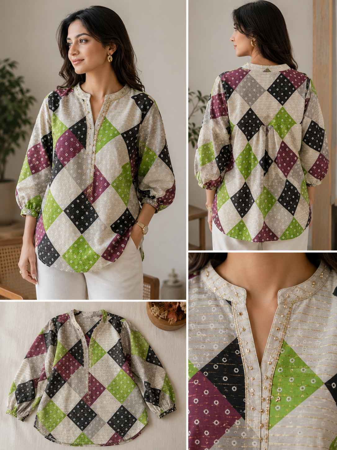 Harlequin muse shirt