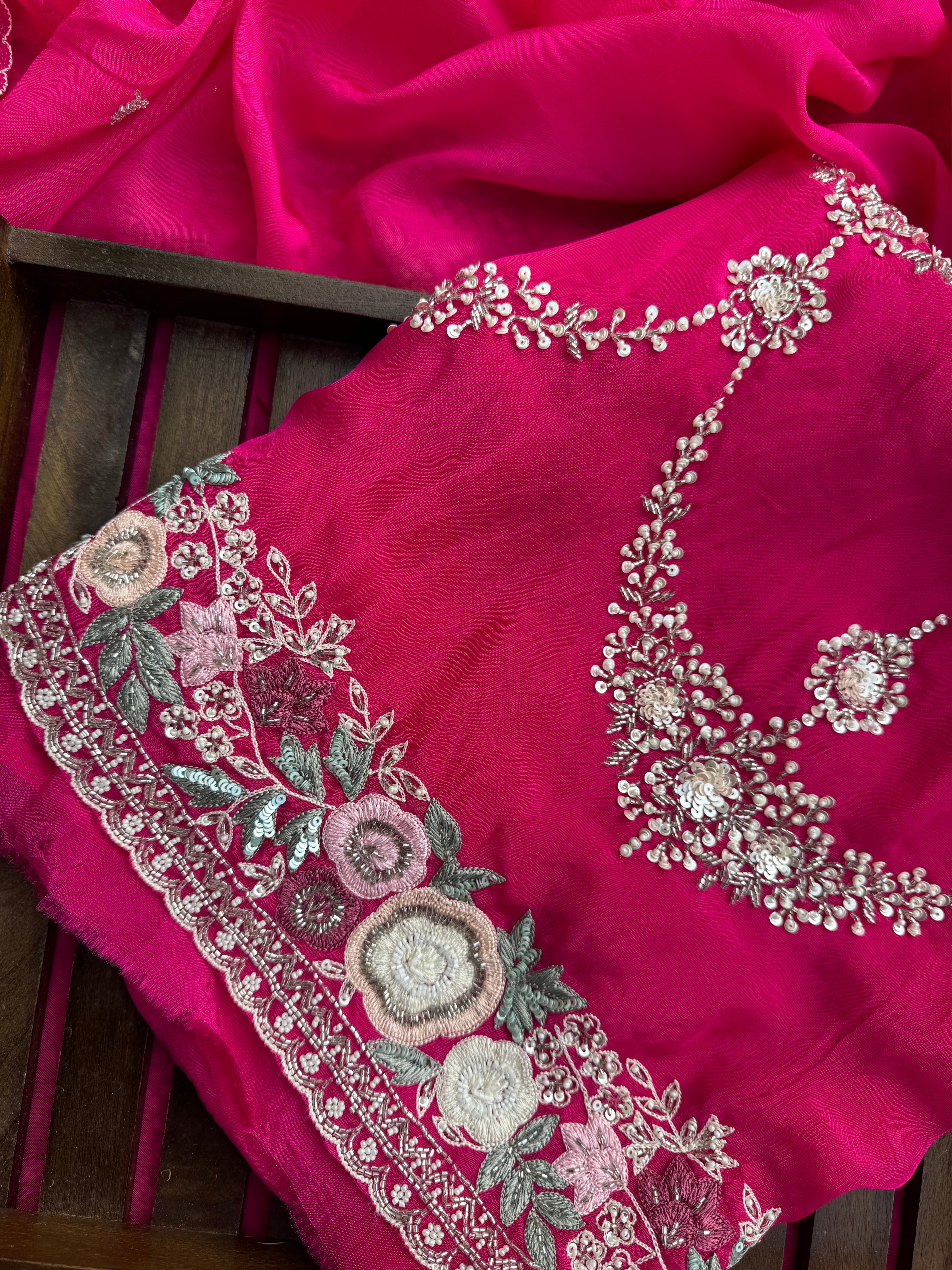 Taara hand embroidered suit set