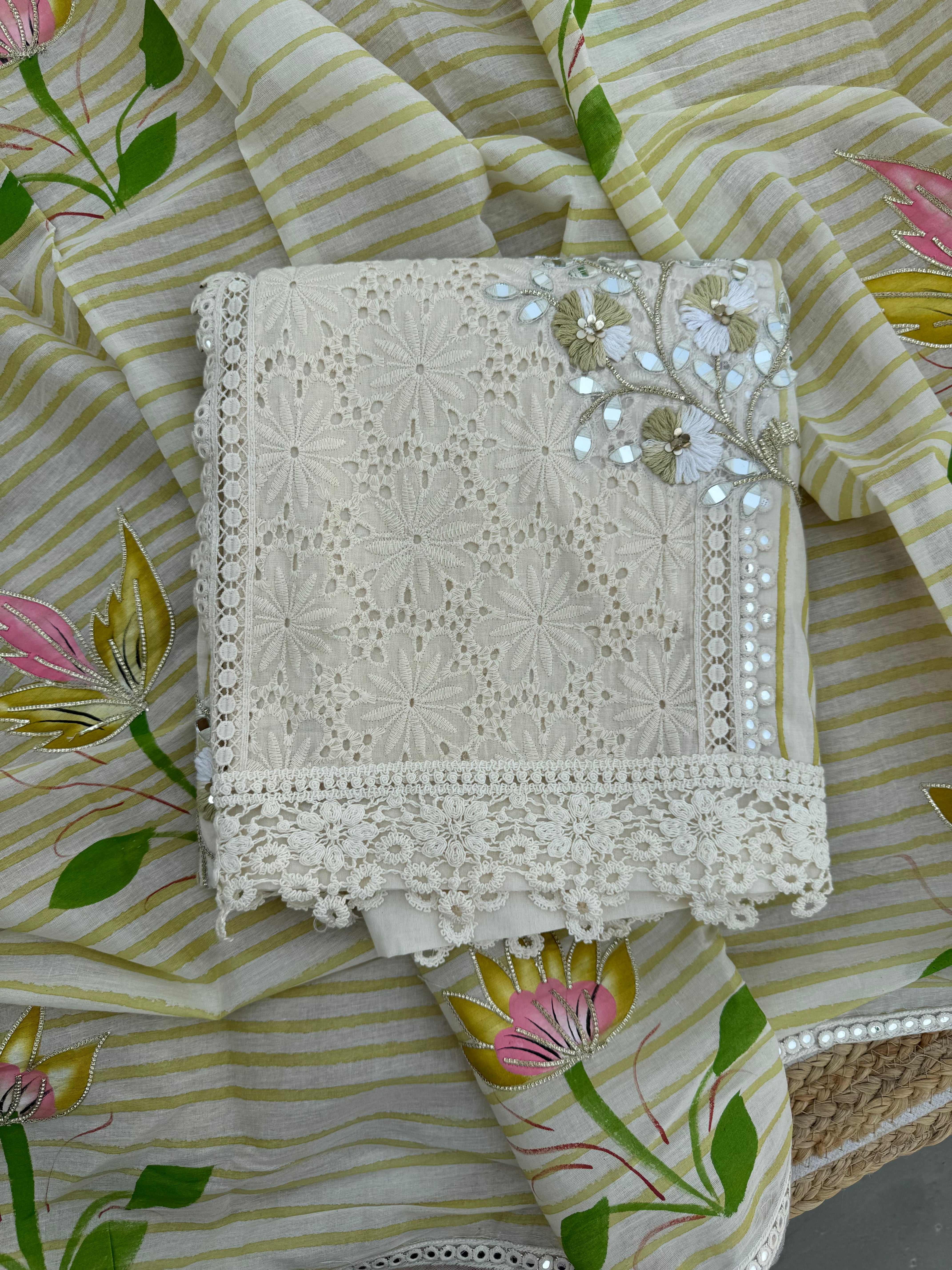 Aabroo pure cotton suit set