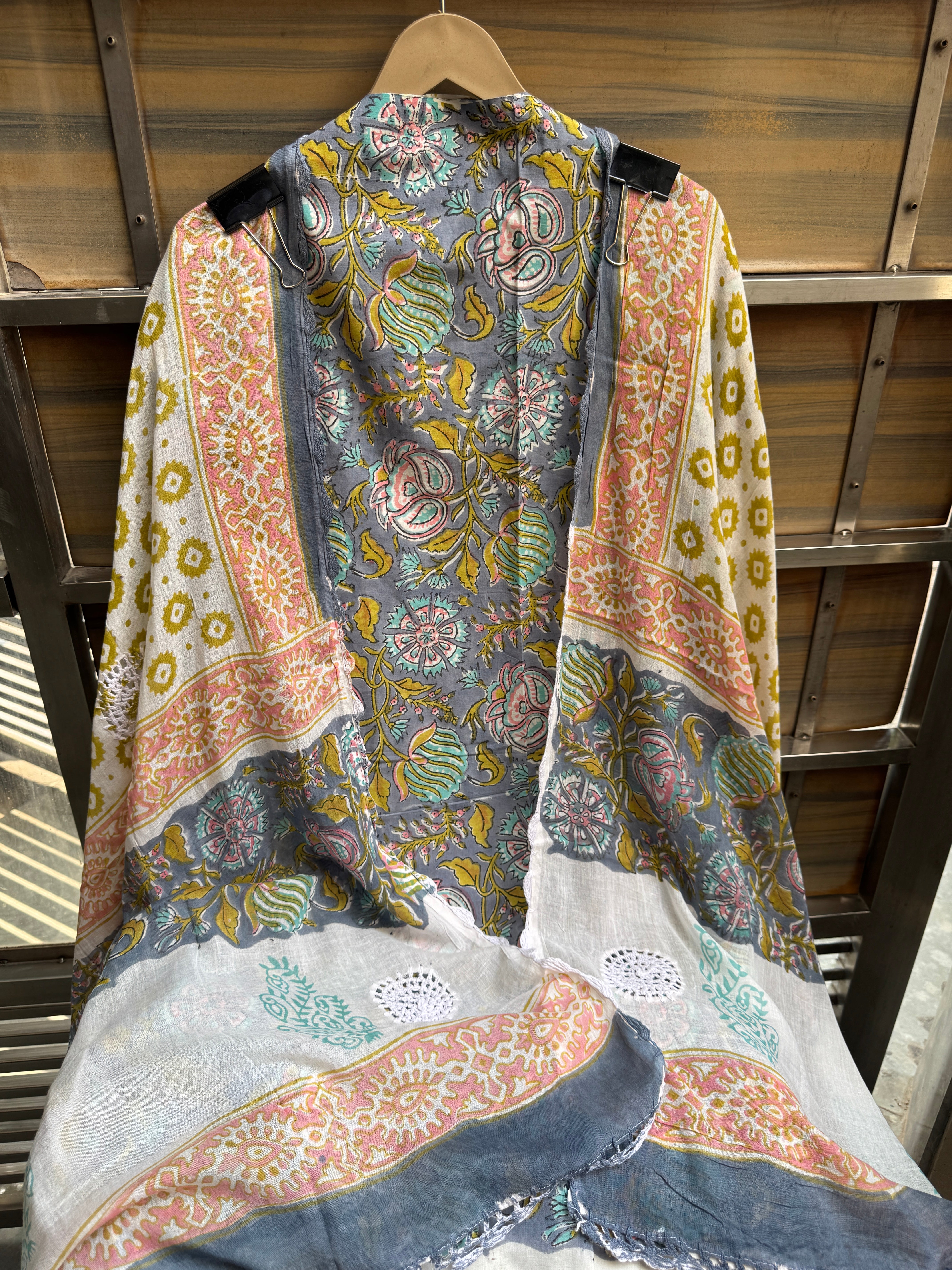 Croatia cotton block suit set