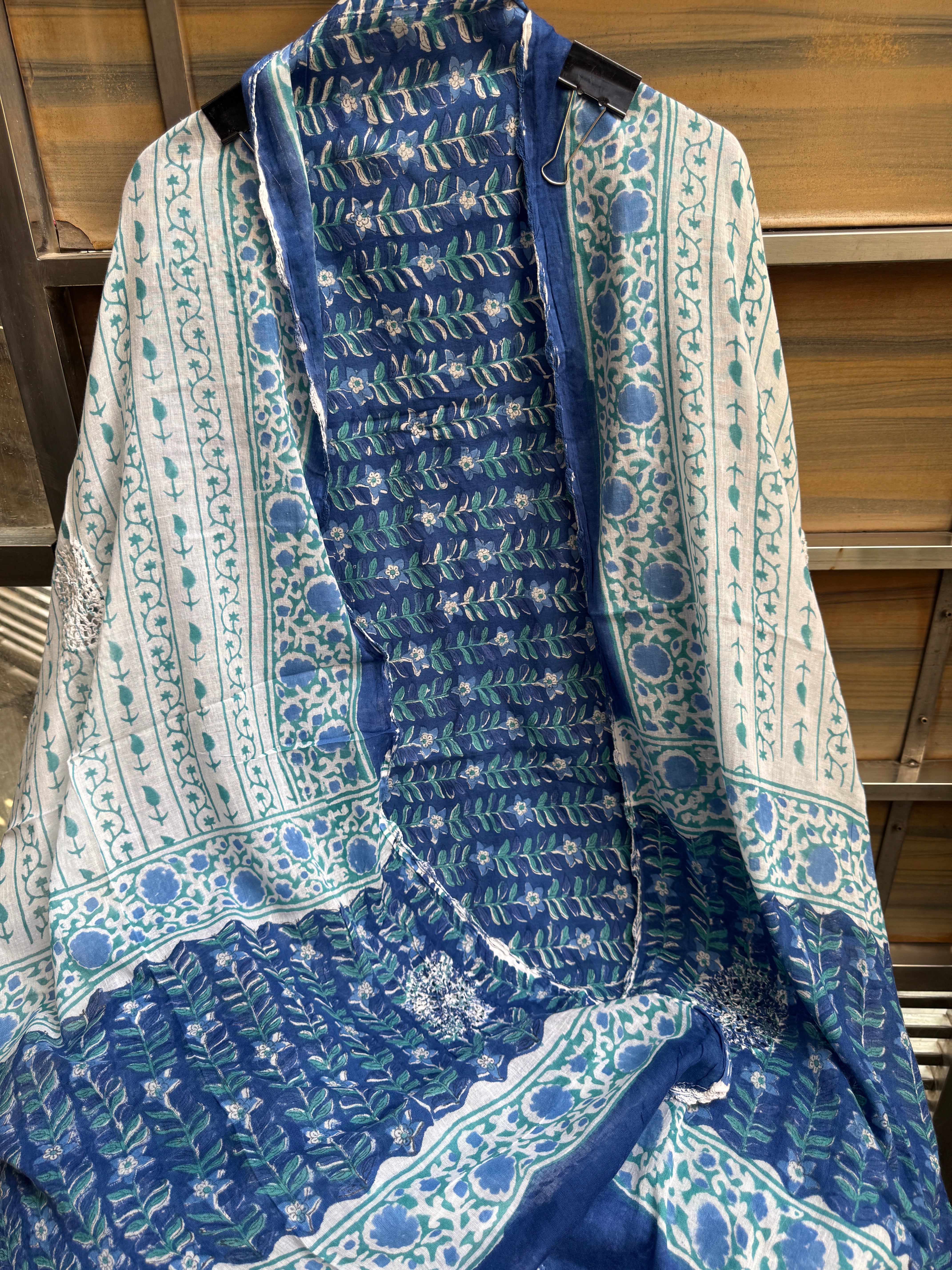 Croatia cotton block suit set