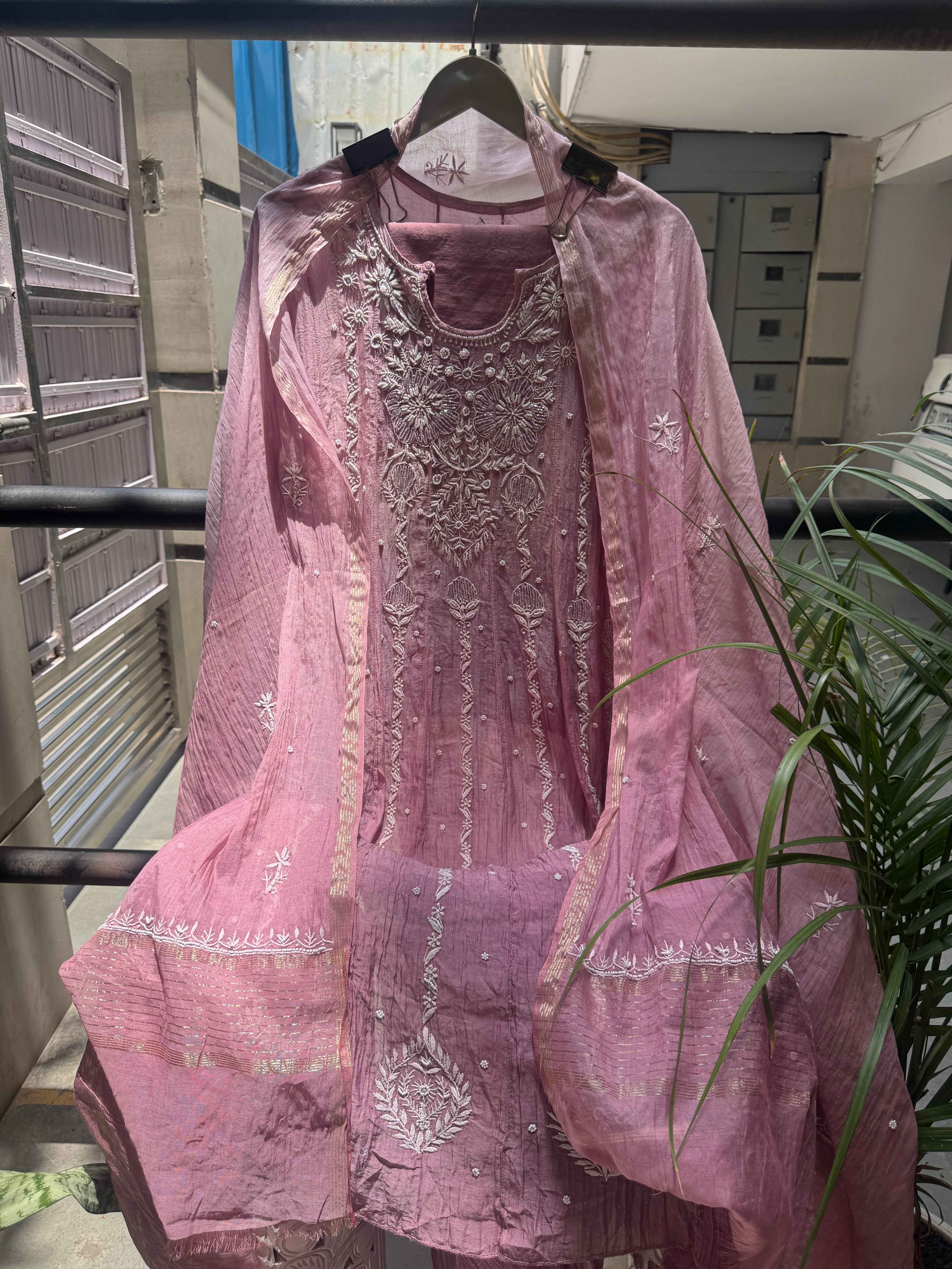 Niha Lucknowi Anarkali set
