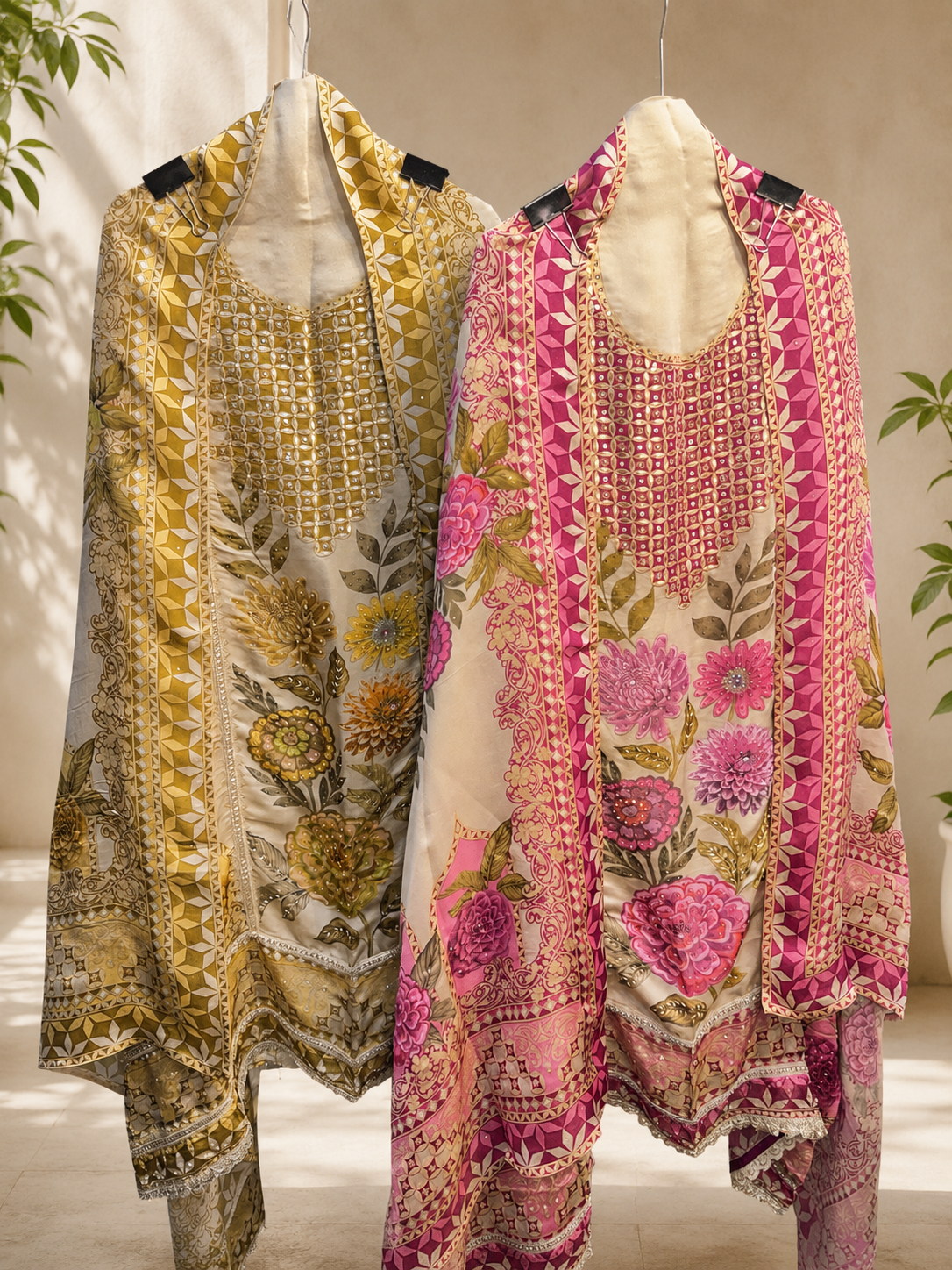 Flora Gul suit set