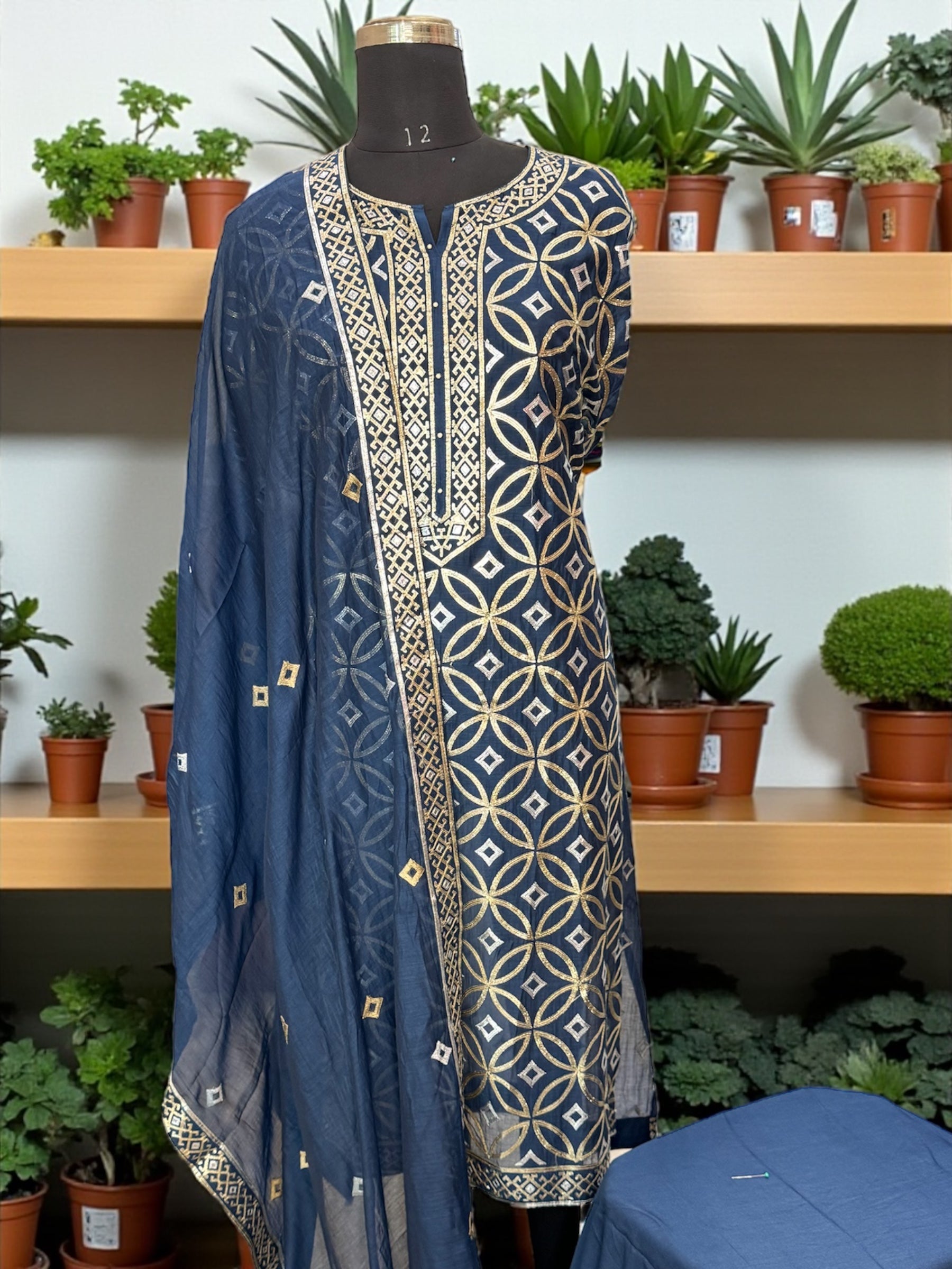 Gulabo pure Mulmul suit set