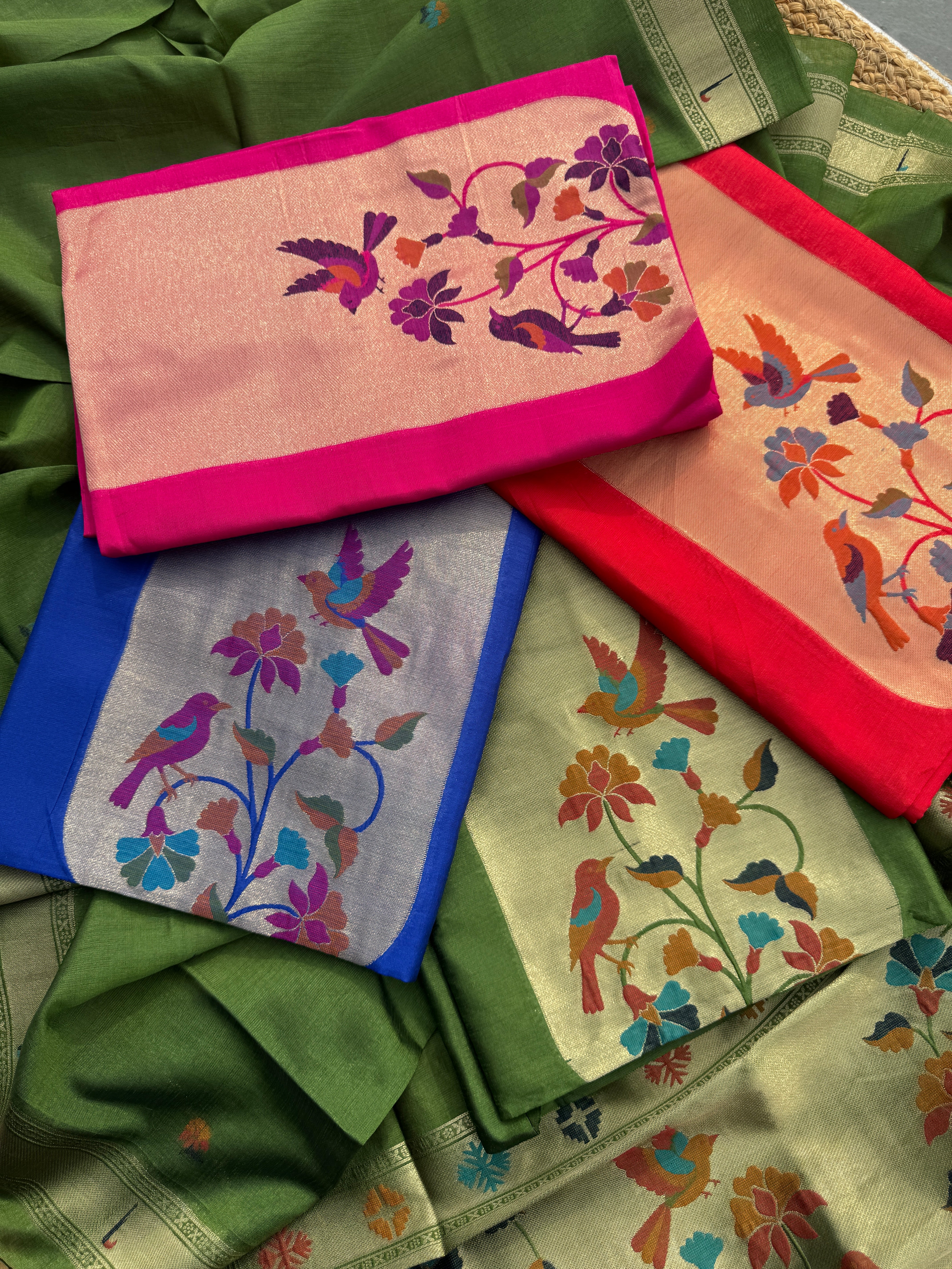 Pakhi paithani suit set