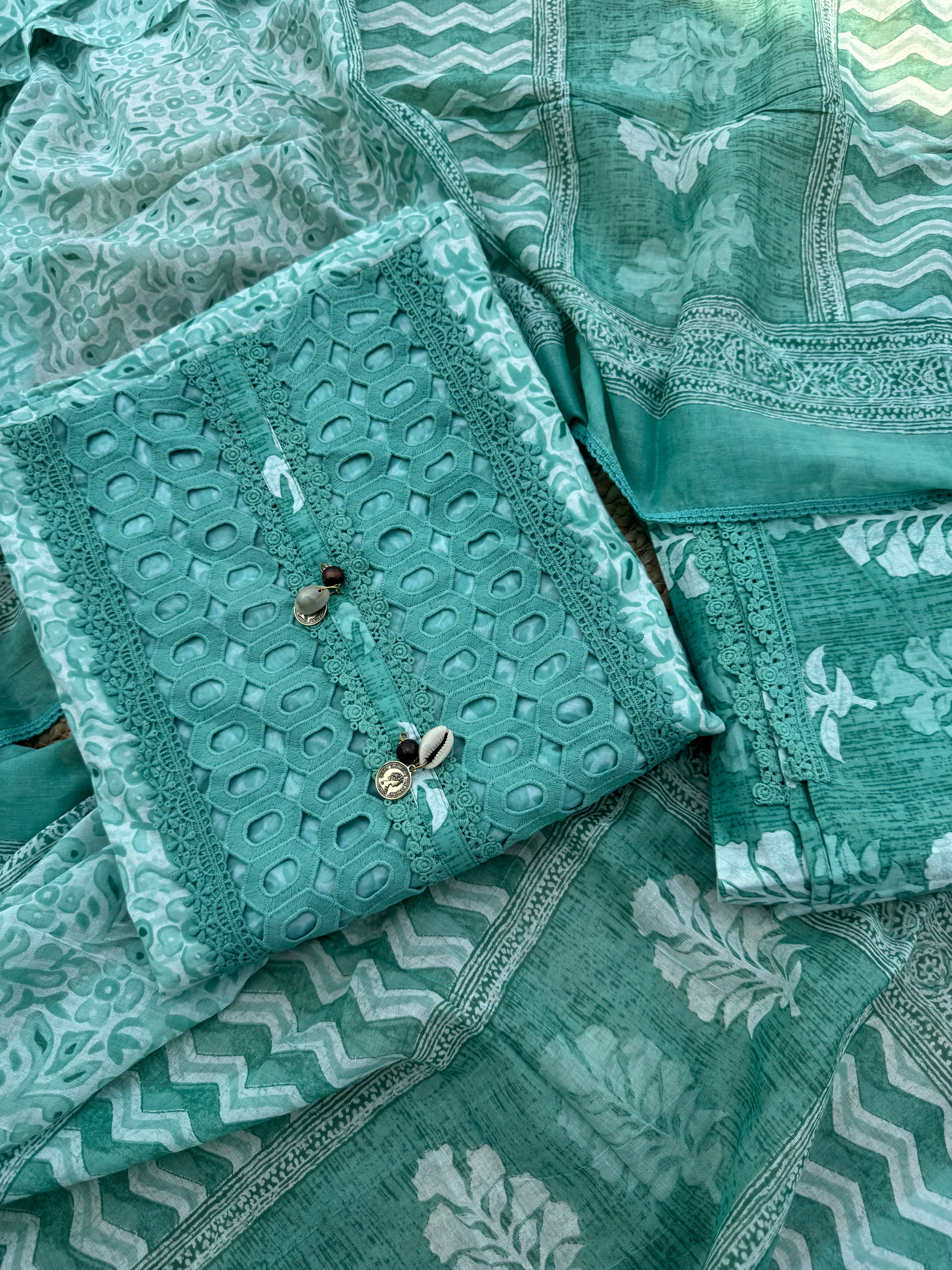 Aria Mulmul cotton suit set