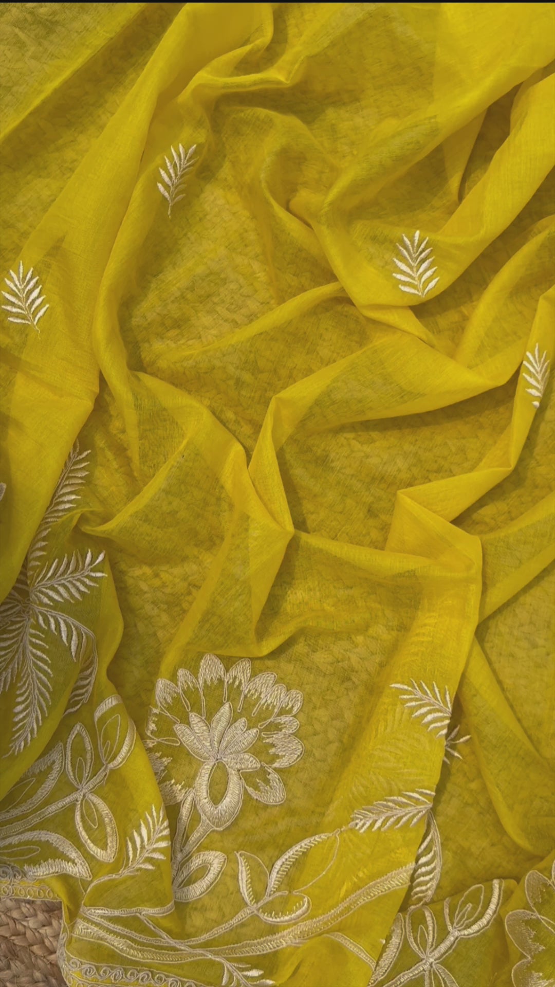 Saffron pure Mulmul suit set
