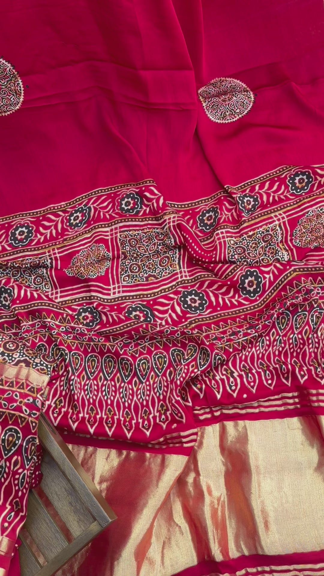 Pure modal gharchola suit set