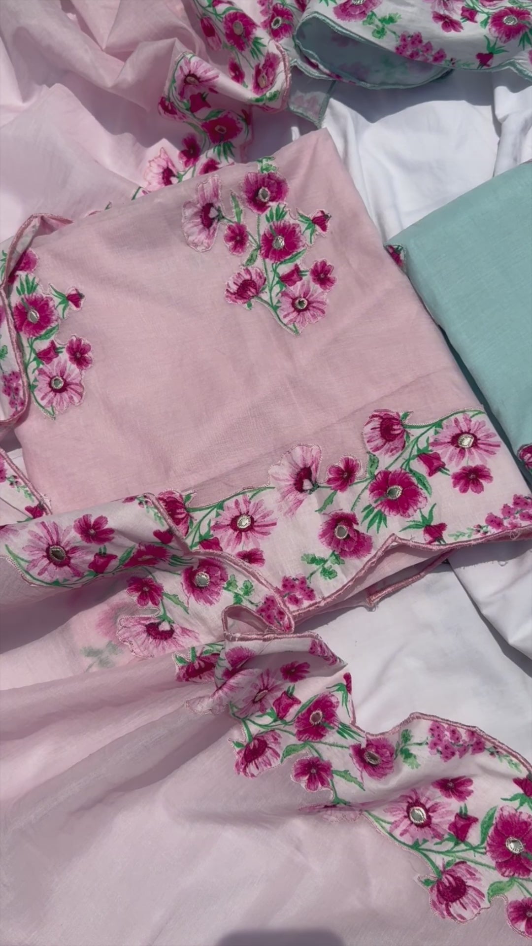 Noor pure mulmul suit set