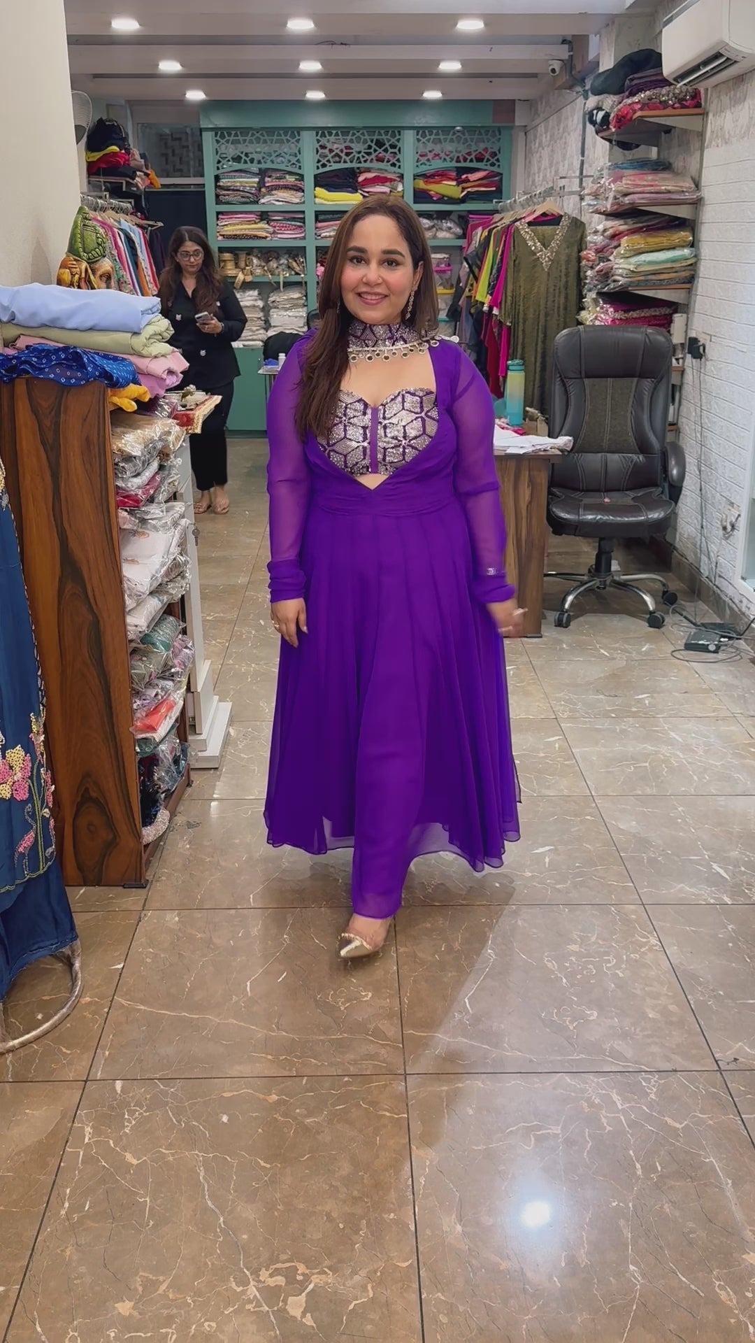 kaavya anarkali suit