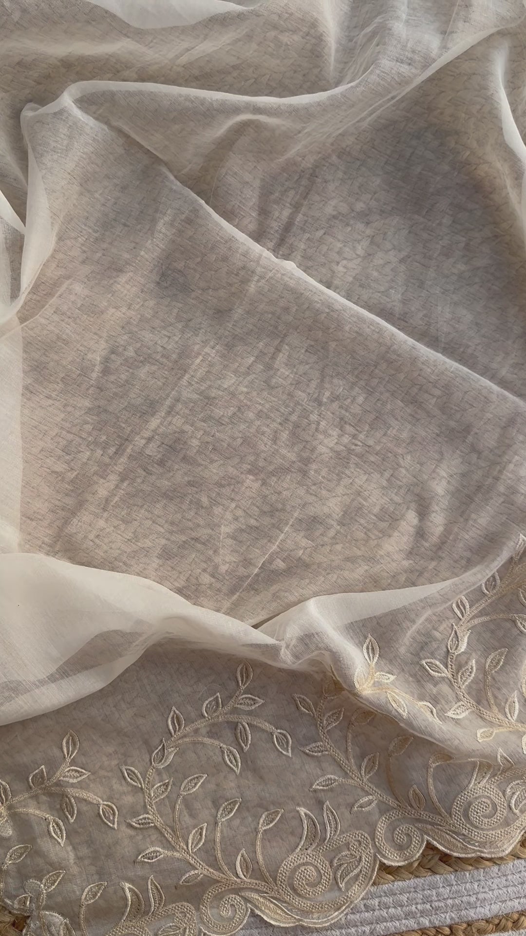 Meher pure Mulmul Chanderi suit set
